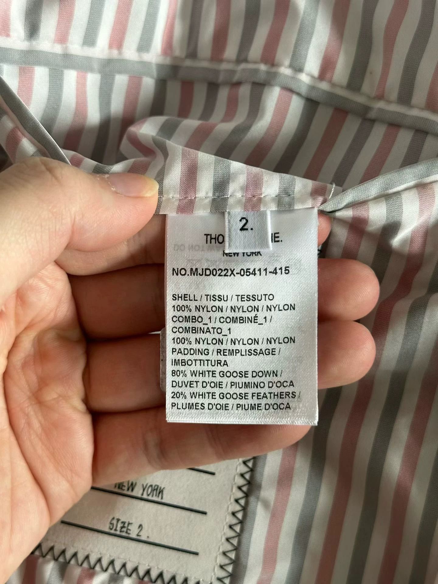 Thom Browne Thom Browne down jacket size 2 New tried on Size US M / EU 48-50 / 2 - 4 Thumbnail