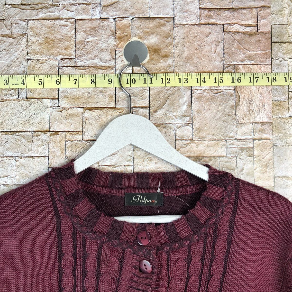 Homespun Knitwear × Japanese Brand Pol Poq Purple Knitwear #A1190 Size M / US 6-8 / IT 42-44 - 4 Thumbnail