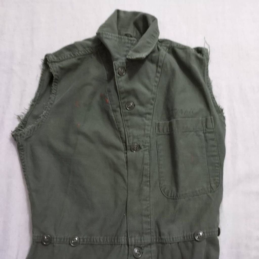 Vintage Vanderbilt Shirt Co. olive green coveralls men's sz S 10224 Size US 30 / EU 46 - 8 Thumbnail