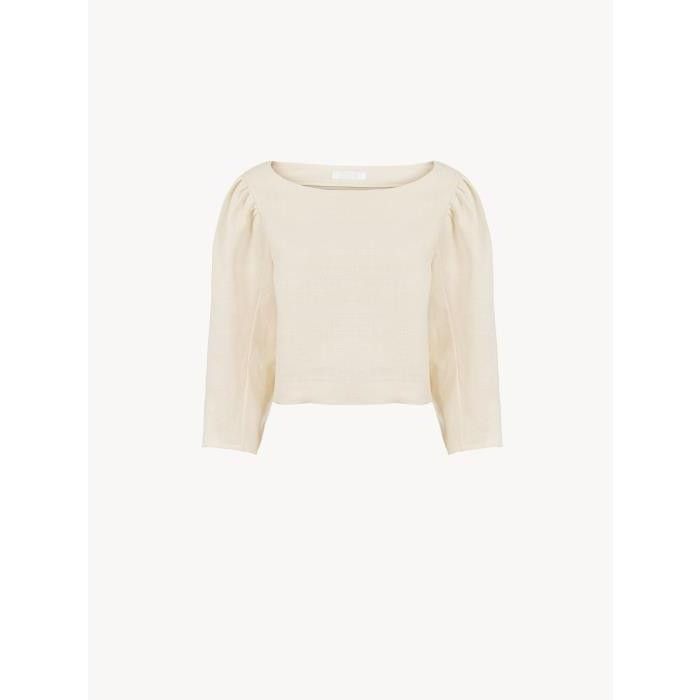 Chloe o1loc1c10425 Tops in Coconut Milk Size S / US 4 / IT 40 - 1 Thumbnail