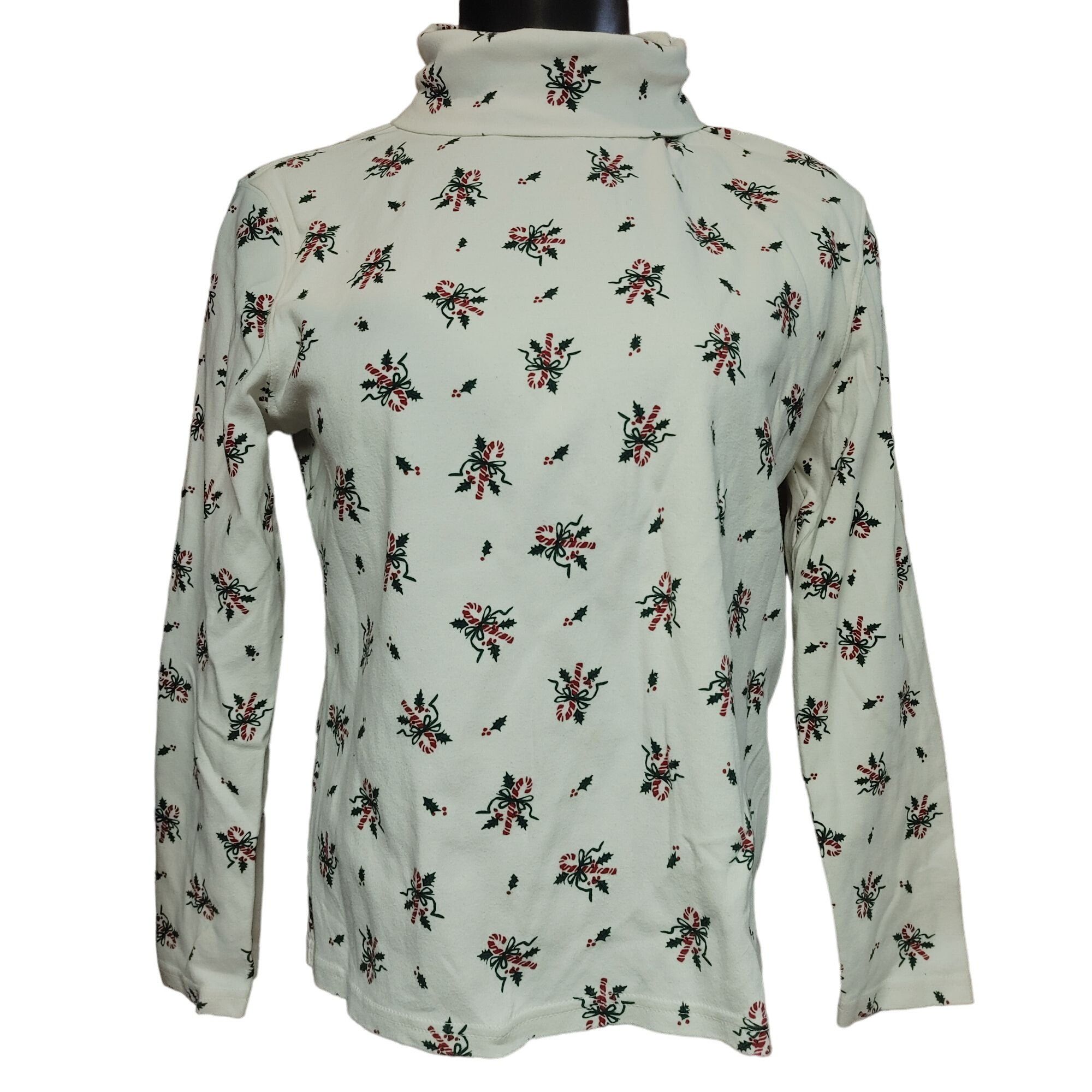Other Holiday Editions Women's White Long Sleeve XMAS Turtle Neck Size XL / US 12-14 / IT 48-50 - 1 Thumbnail