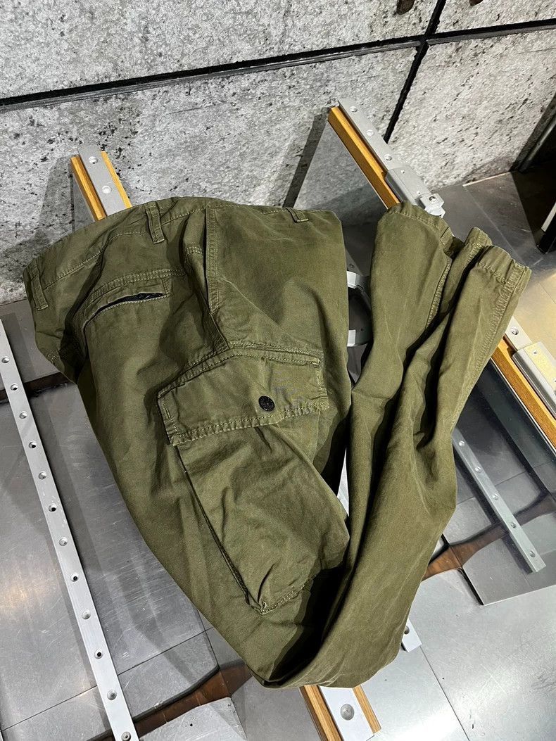 Stone Island Stone Island Green Cargo Pants Size 31 -2506 Size US 31 - 7 Thumbnail