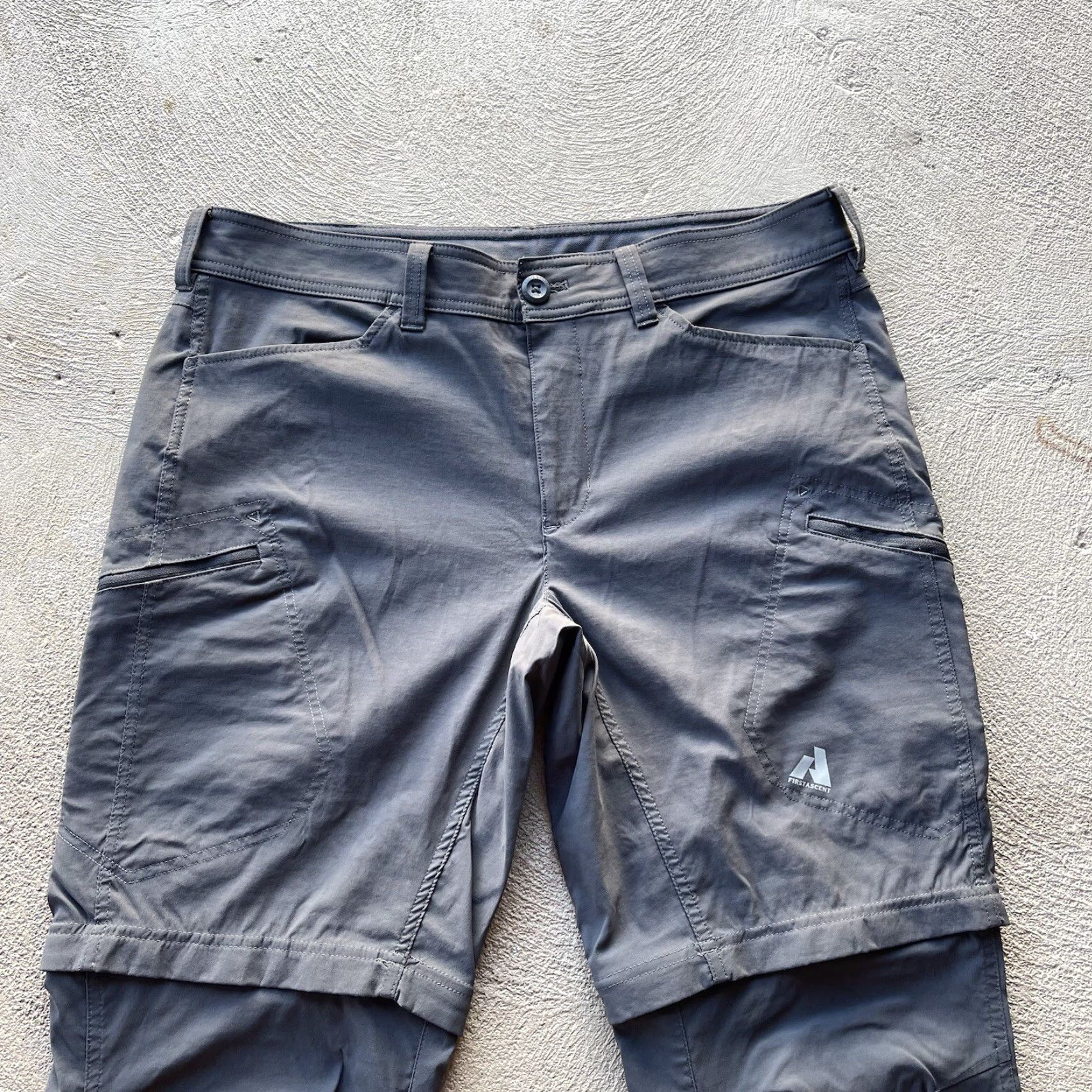 Eddie Bauer Eddie Bauer Pants Mens 36x30 Gray First Ascent Convertible Straight Fit Hike Chino Zip Shorts Conversion Regular Mens Size US 36 / EU 52 - 2 Thumbnail