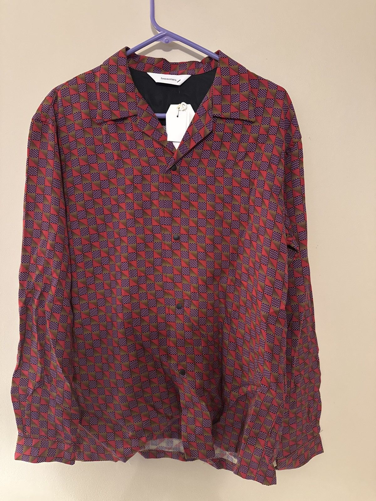 Sasquatchfabrix Sasquatchfabrix Open Collar Shirt Size US M / EU 48-50 / 2 - 1 Thumbnail