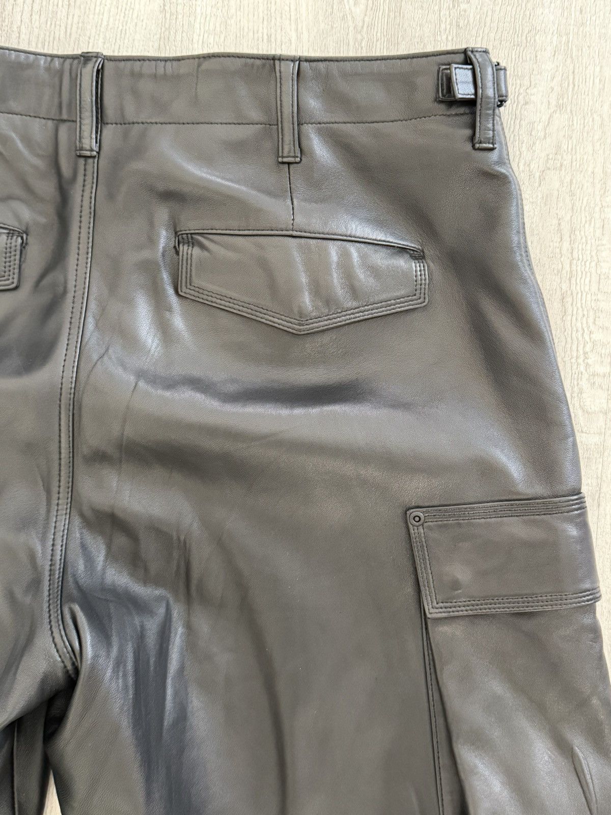 Purple Brand Purple Brand Leather Cargo Shorts Authentic 36 Size US 36 / EU 52 - 9 Thumbnail