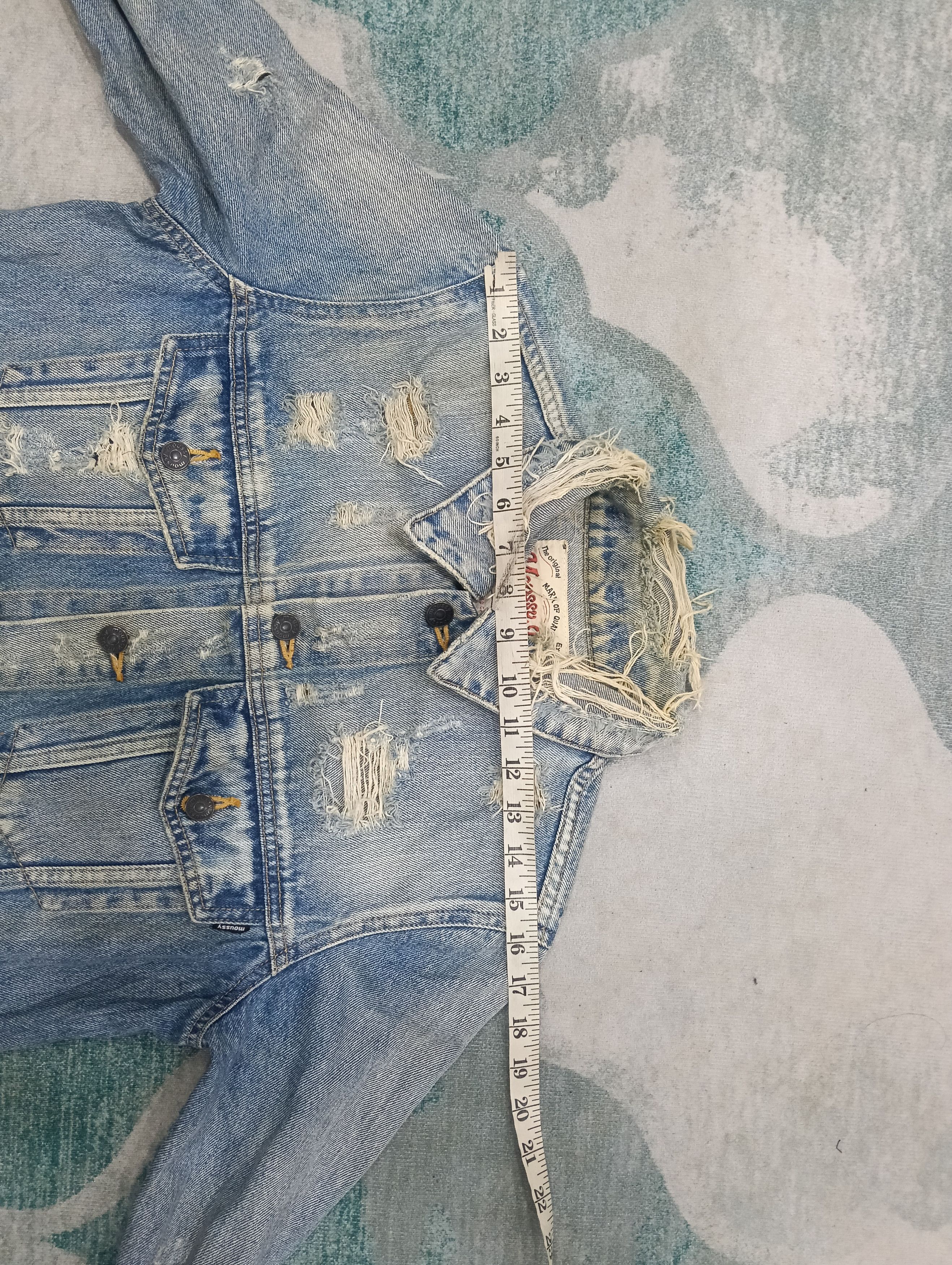 MOUSSY × Vintage Vintage Moussy Distressed Style Jacket Size L / US 10 / IT 46 - 13 Thumbnail