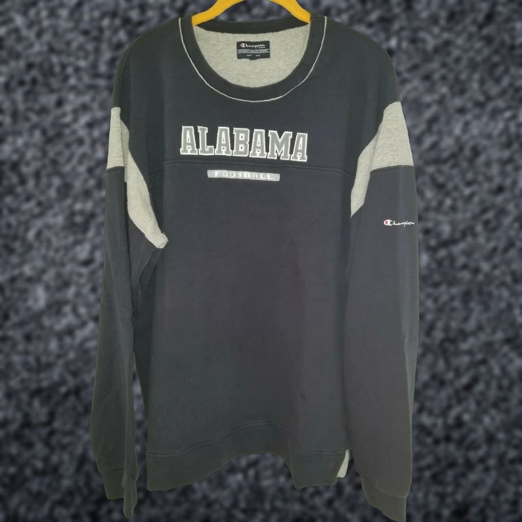 Champion VINTAGE Champion USA Alabama Football Spell Out Pullover Sweatshirt Blue Shirt Mens XL Size US XL / EU 56 / 4 - 1 Thumbnail
