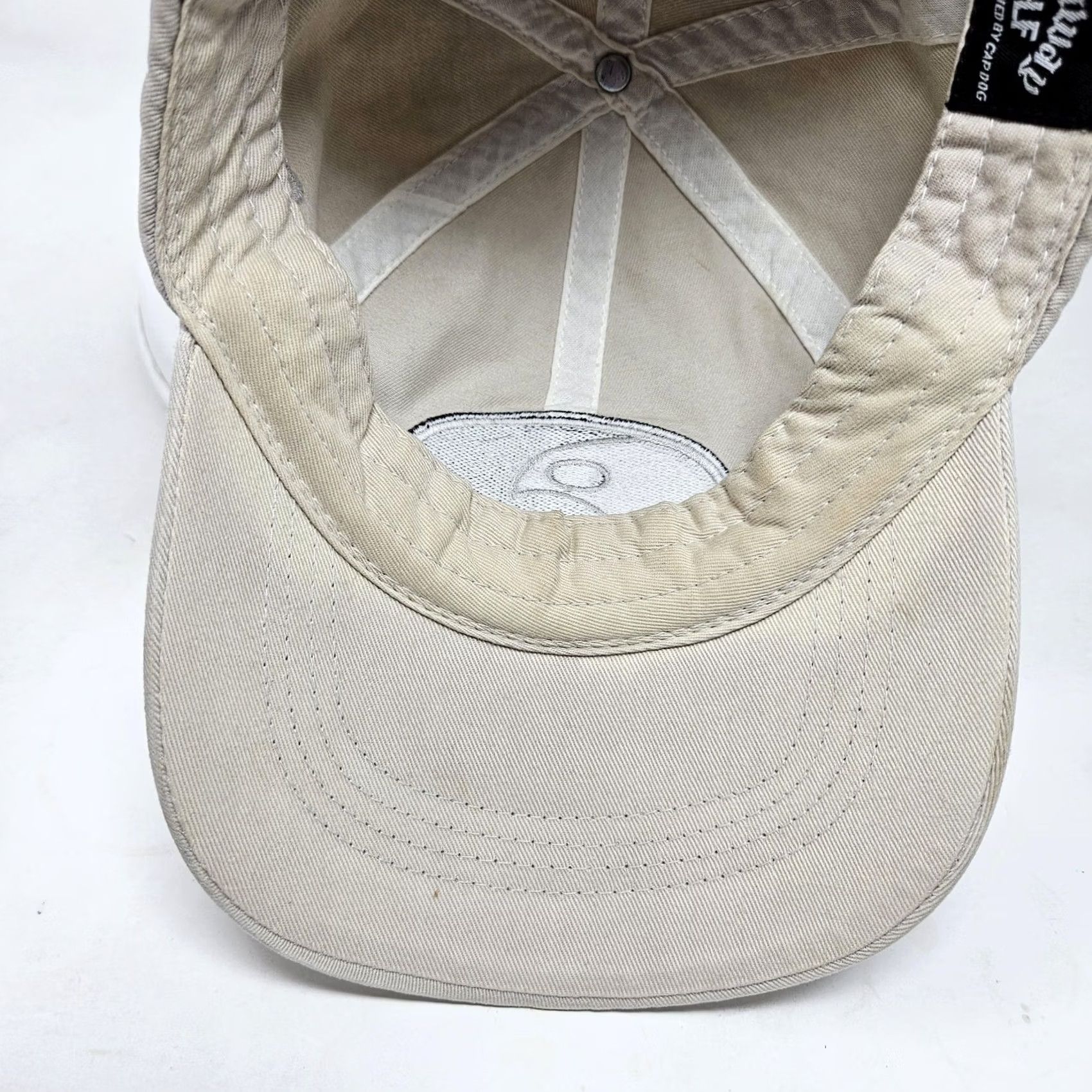 Callaway Callaway Golf Hat Cap Strap Back Beige Embroidered VFT Mens Baseball One Size Beige Mens Golf Hat Cap Strap Back Embroidered VFT Callaway Size ONE SIZE - 6 Thumbnail