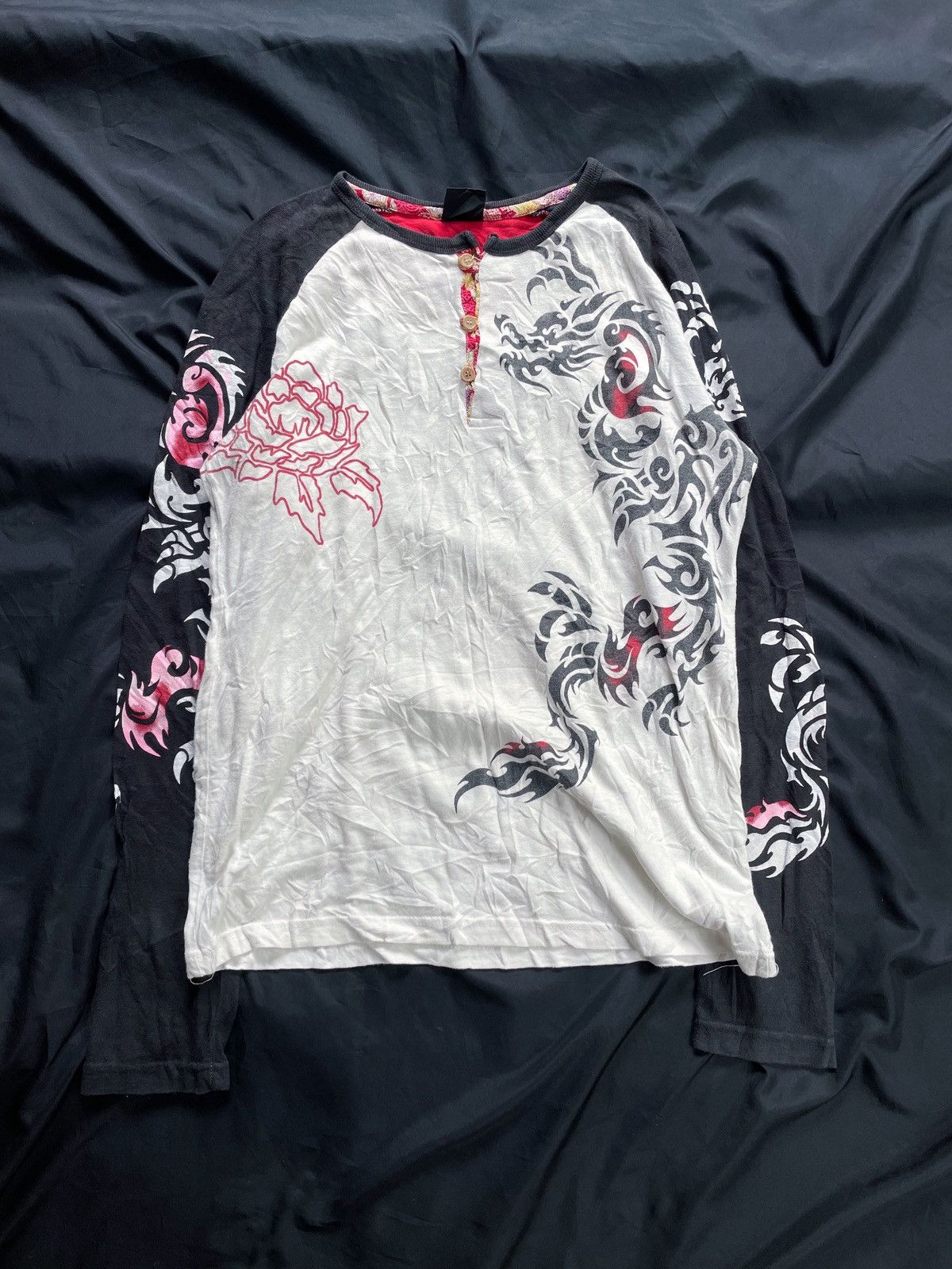 Beauty Beast JAPANESE OBLO TATTOO JAPAN STYLE LONG SLEEVE Size US XL / EU 56 / 4 - 1 Thumbnail