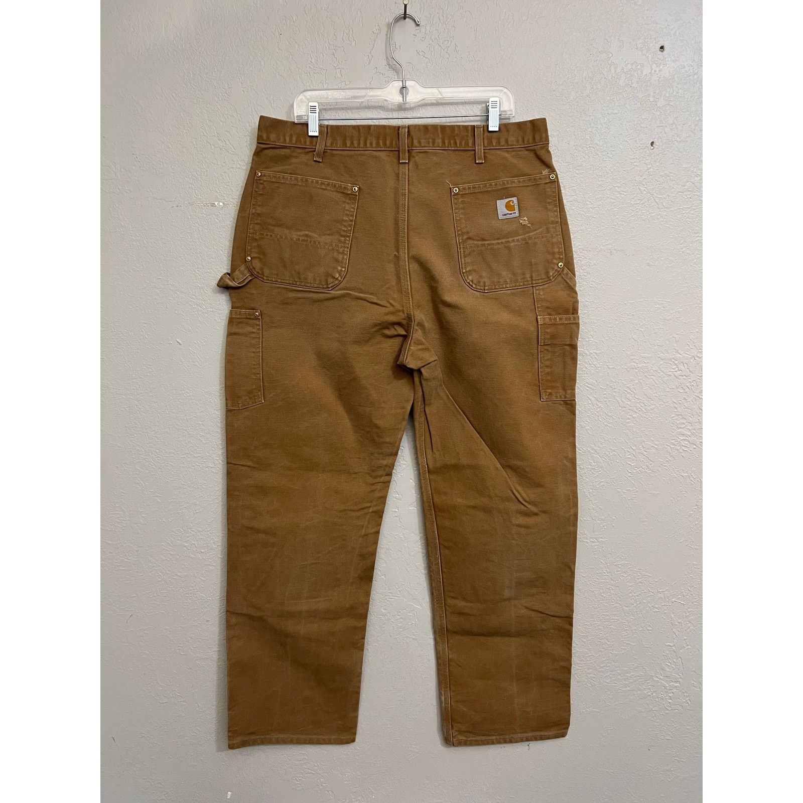 Carhartt Carhartt B01 BRN Dungaree Fit Double Knee Brown Sz 36x31 Size US 36 / EU 52 - 5 Thumbnail
