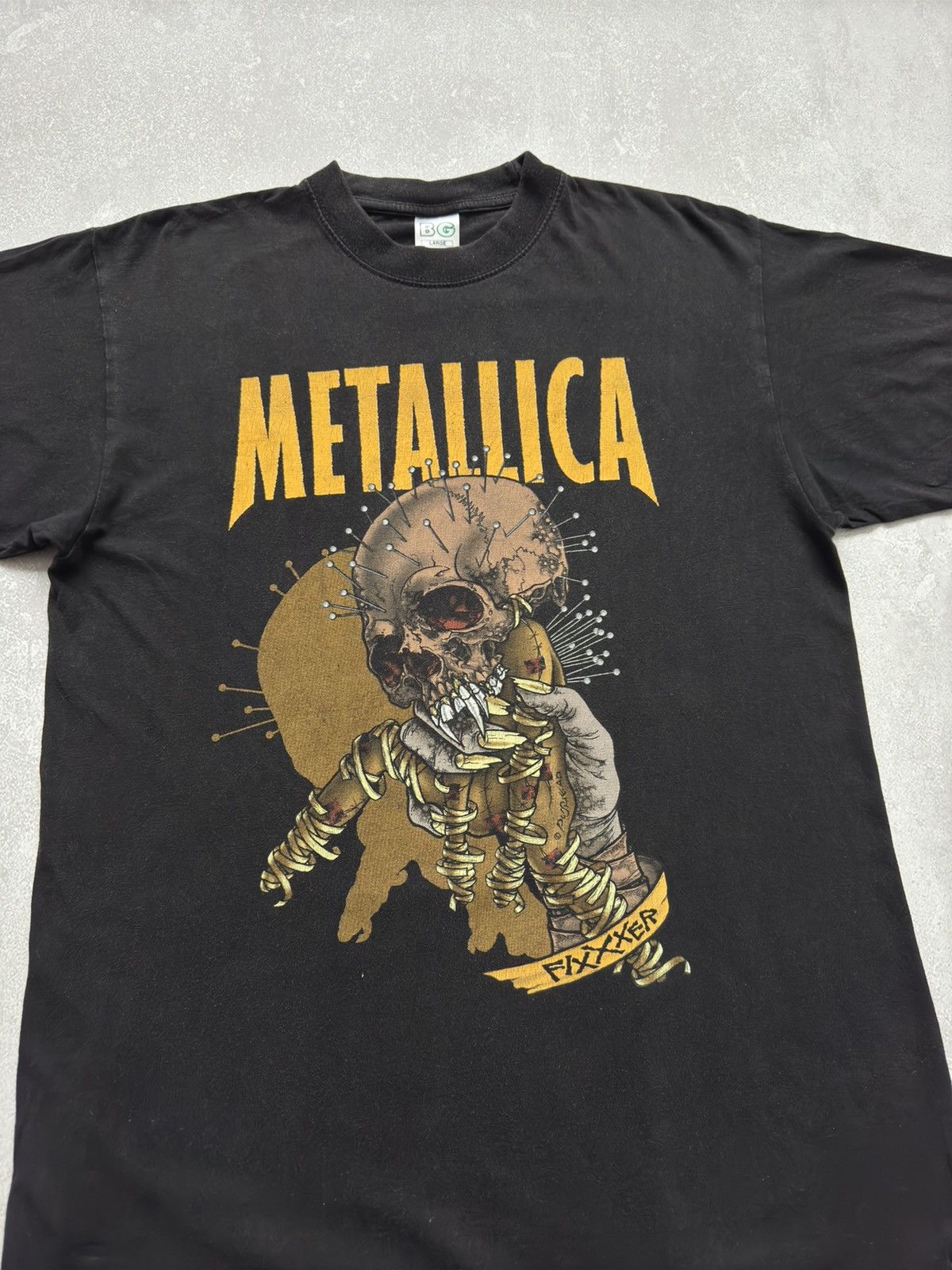 Vintage Metallica Pushead Fixxxer 1997 Heavy Metal Shirt 90s