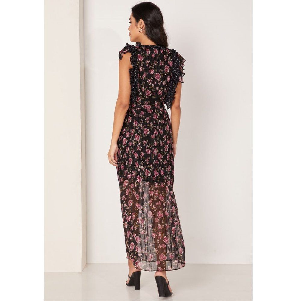 Anthropologie NWT New Anthropologie FOXIEDOX Anaise Floral Sheer Detail Size XS / US 0-2 / IT 36-38 - 3 Thumbnail
