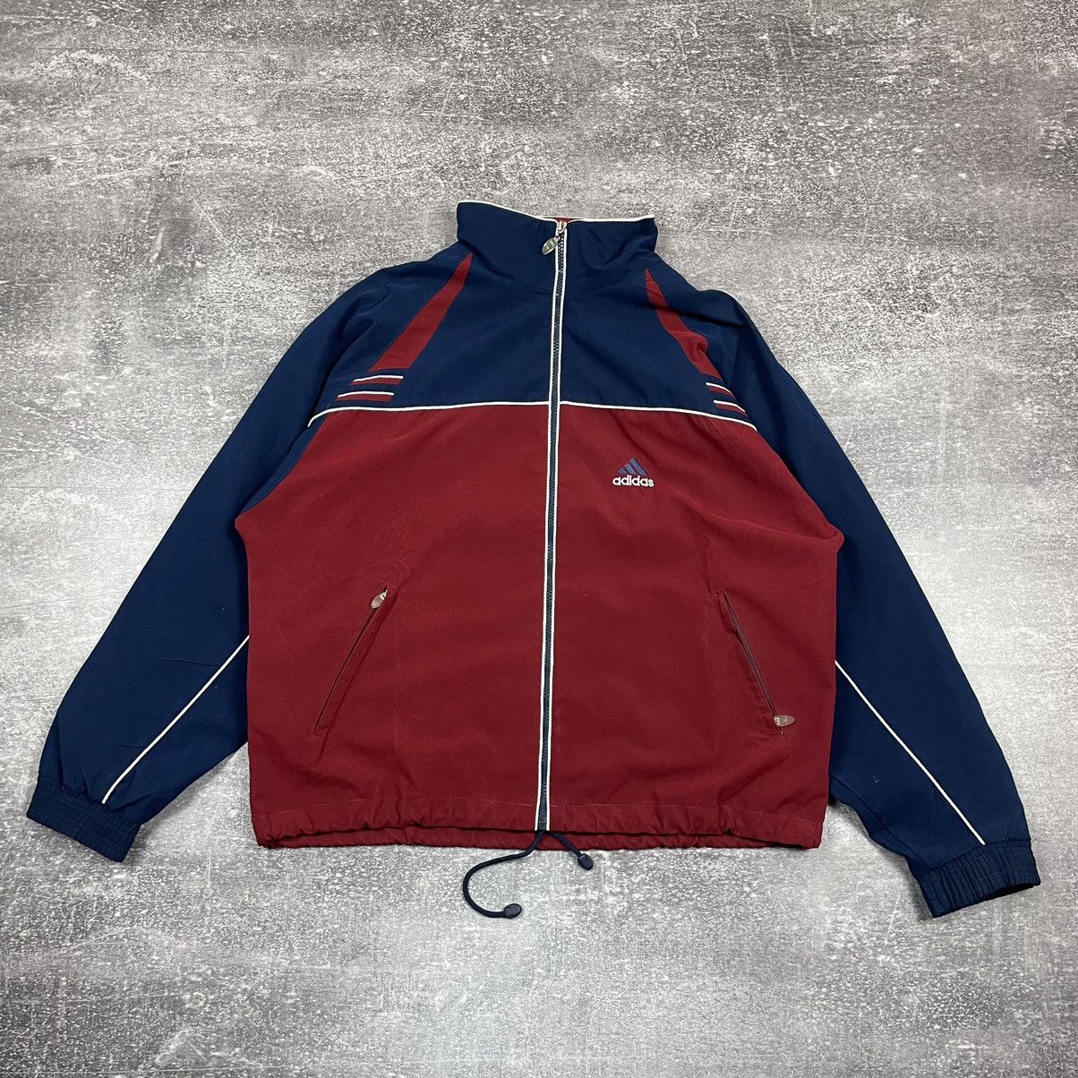Adidas Vintage Adidas Windbreaker Jacket Size US XL / EU 56 / 4 - 1 Thumbnail