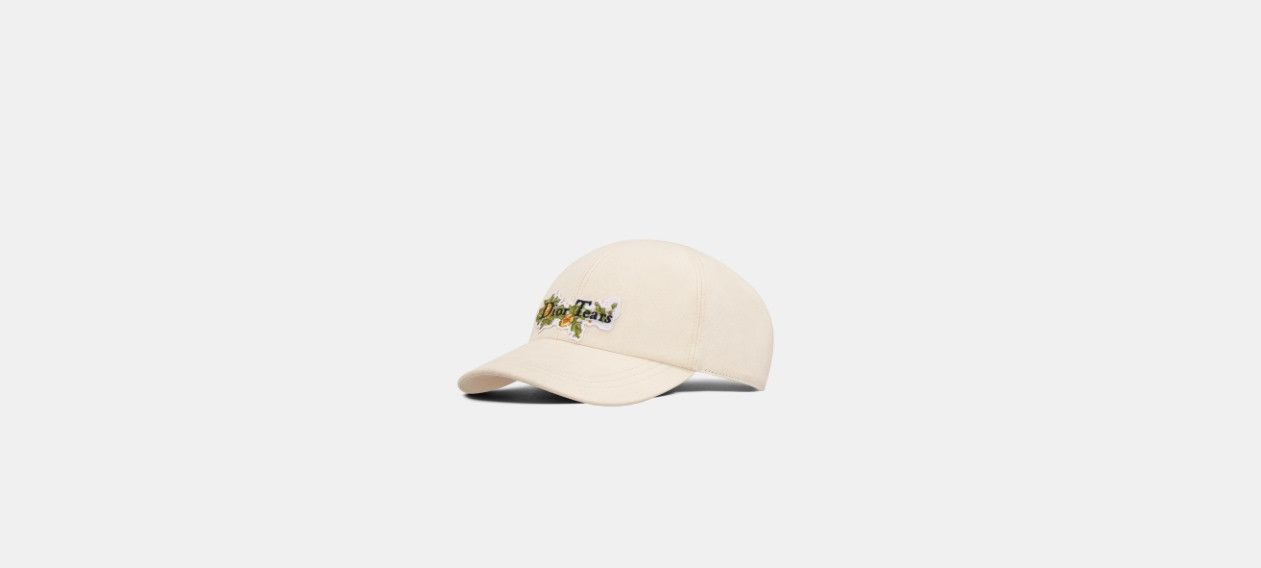 DENIM TEARS × Dior o1w1db10824 Size: S / Baseball Cap in Beige Size ONE SIZE - 2 Thumbnail