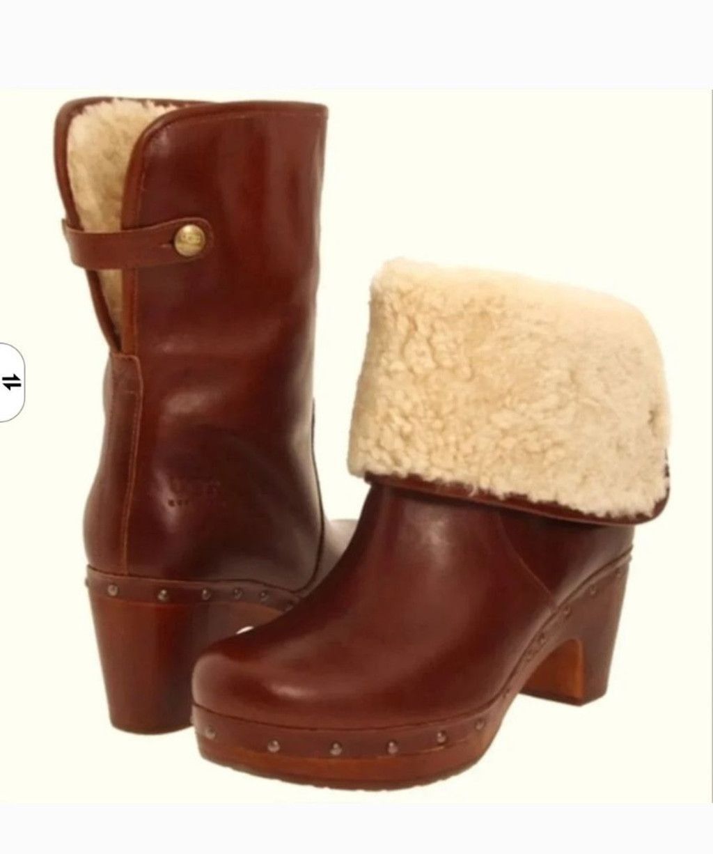 Ugg Ugg Australia Lynnea Shearling Foldover Boots Size 7 Size US 7 / IT 37 - 1 Thumbnail