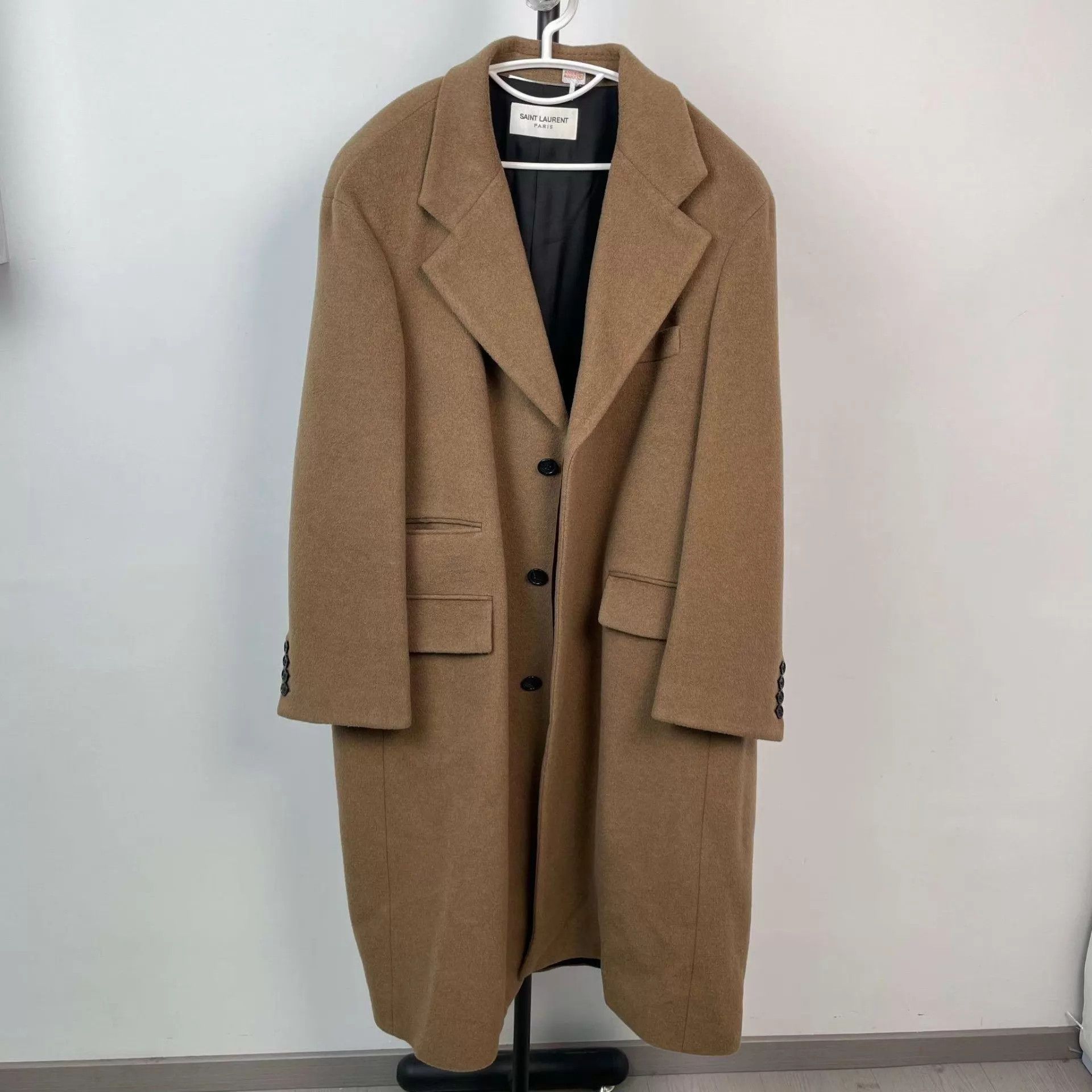 Saint Laurent Paris YSL Cashmere Coat Size US M / EU 48-50 / 2 - 1 Thumbnail