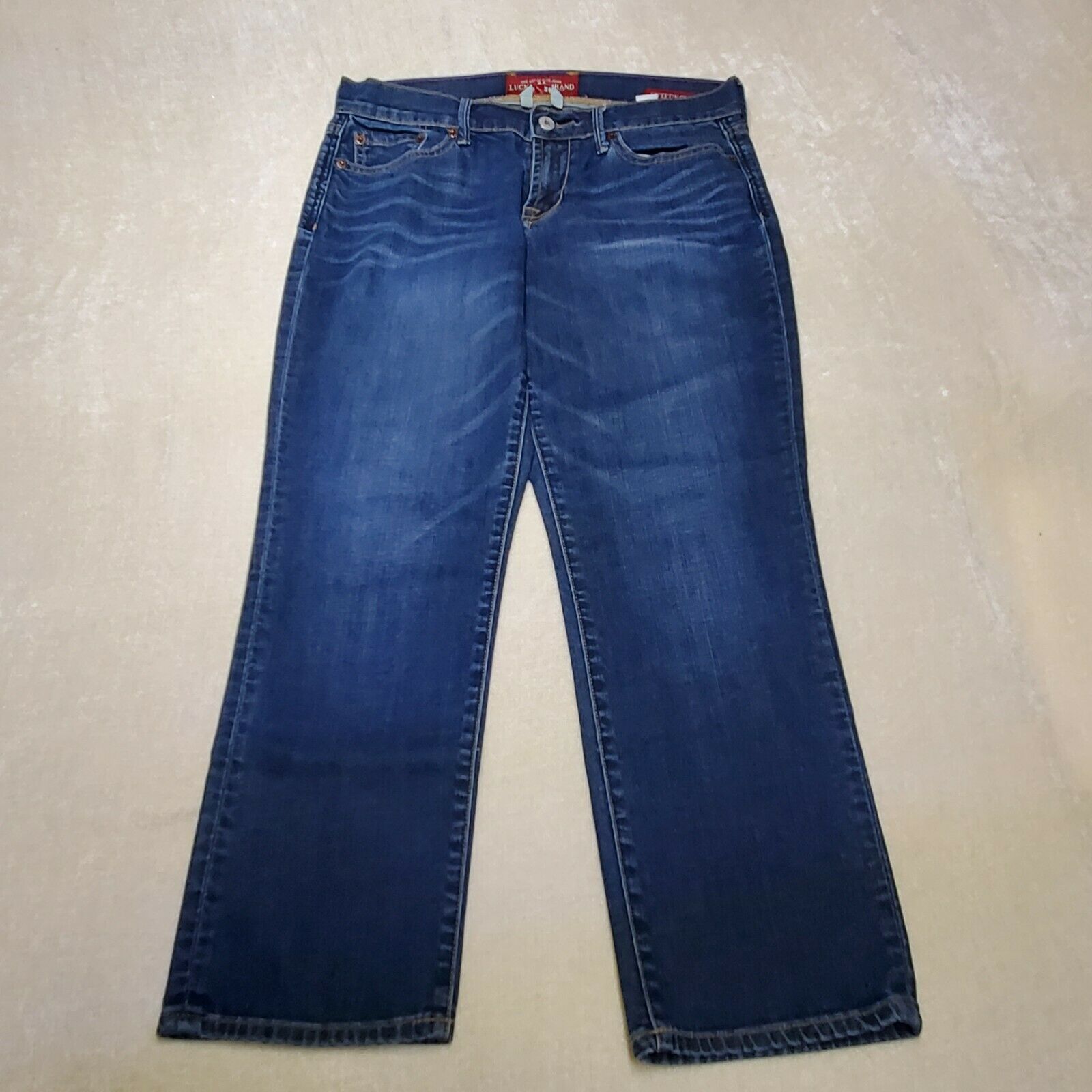 Lucky Brand Lucky Brand Sweet N Crop Denim Jeans Womens Size 6/28 Blue Size 29" - 2 Thumbnail