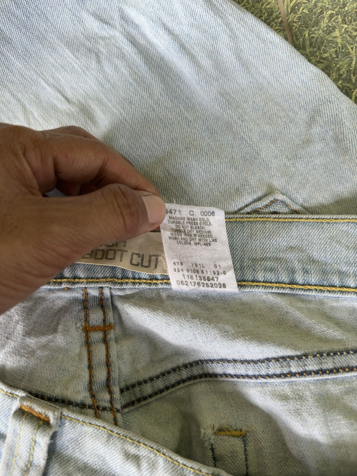 Levi's Vintage Levis 513 BootCut 💥 Size US 36 / EU 52 - 5 Thumbnail