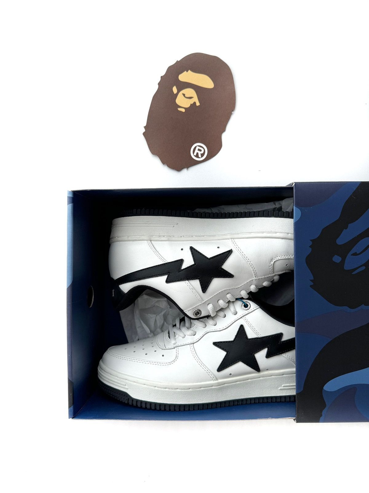 Bape × JJJJound A Bathing Ape Bape Sta x JJJJound Sneakers White Size US 8.5 / EU 41-42 - 10 Thumbnail