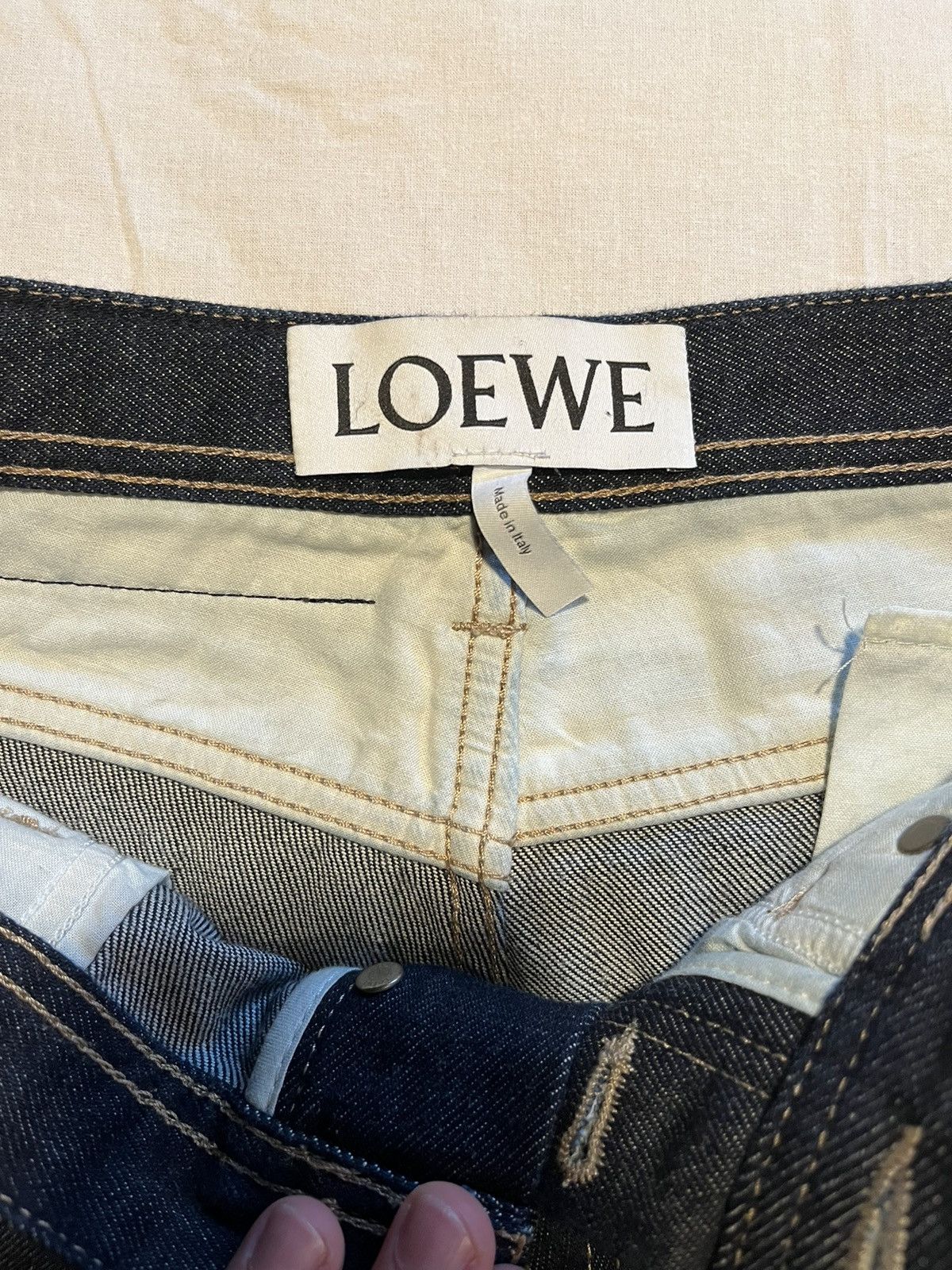 Loewe Loewe straight leg denim pants. Size US 31 - 7 Thumbnail