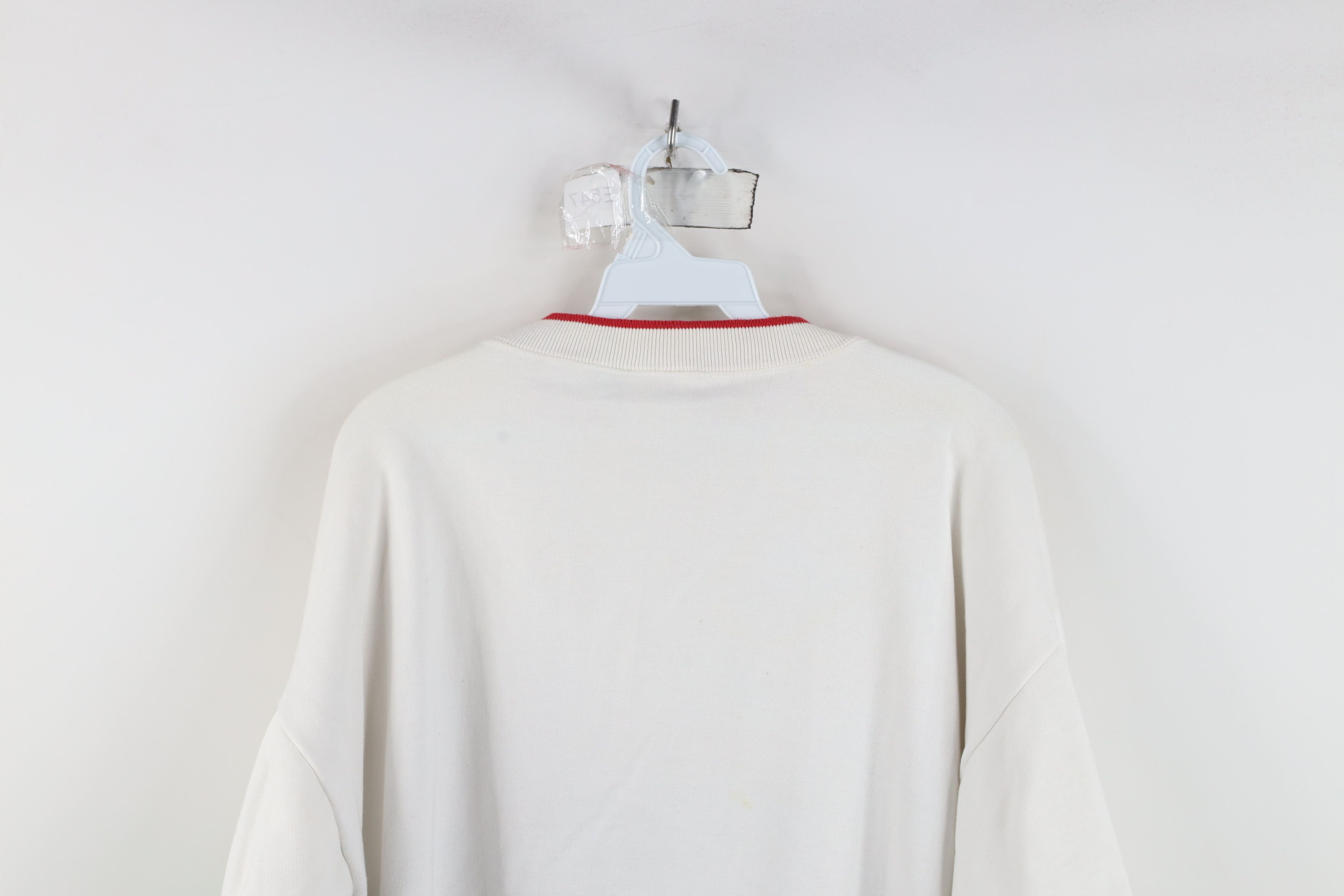 Vintage Vintage 90s Streetwear Christmas Bear Sweatshirt White Size L / US 10 / IT 46 - 15 Thumbnail