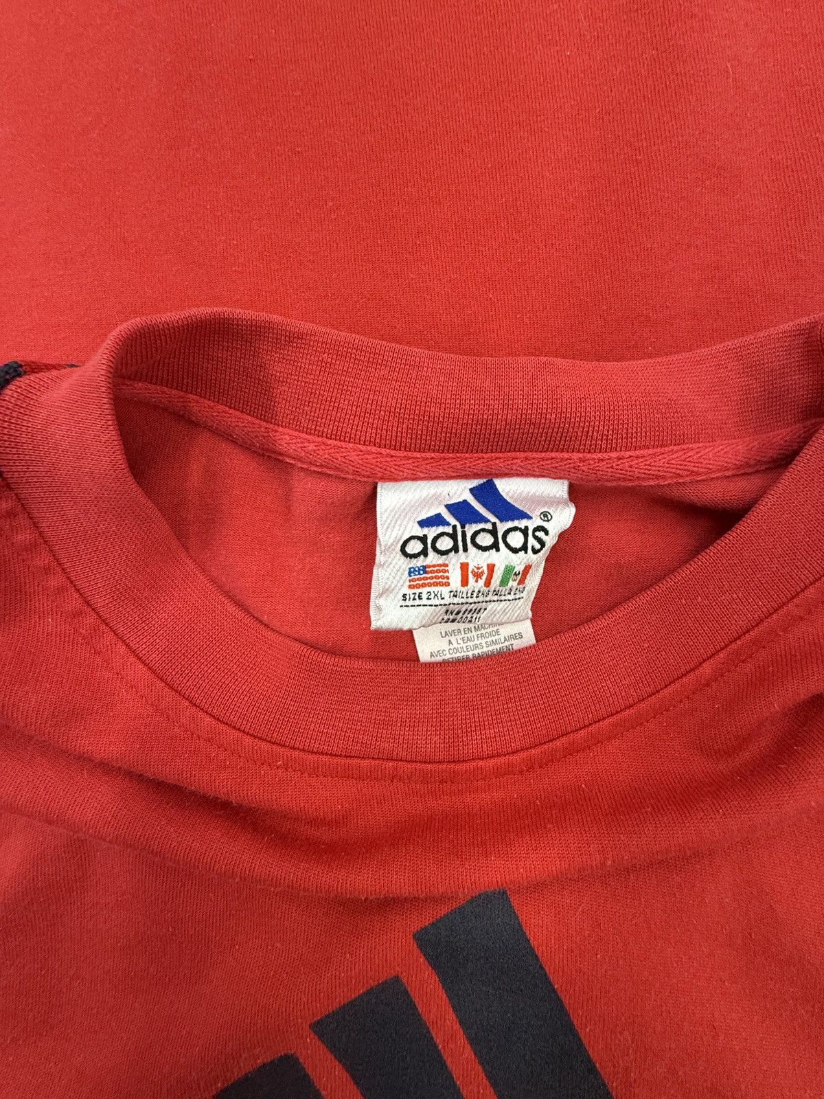 Adidas × Vintage Vtg Adidas Long Sleeve Shirt Size US XXL / EU 58 / 5 - 3 Thumbnail