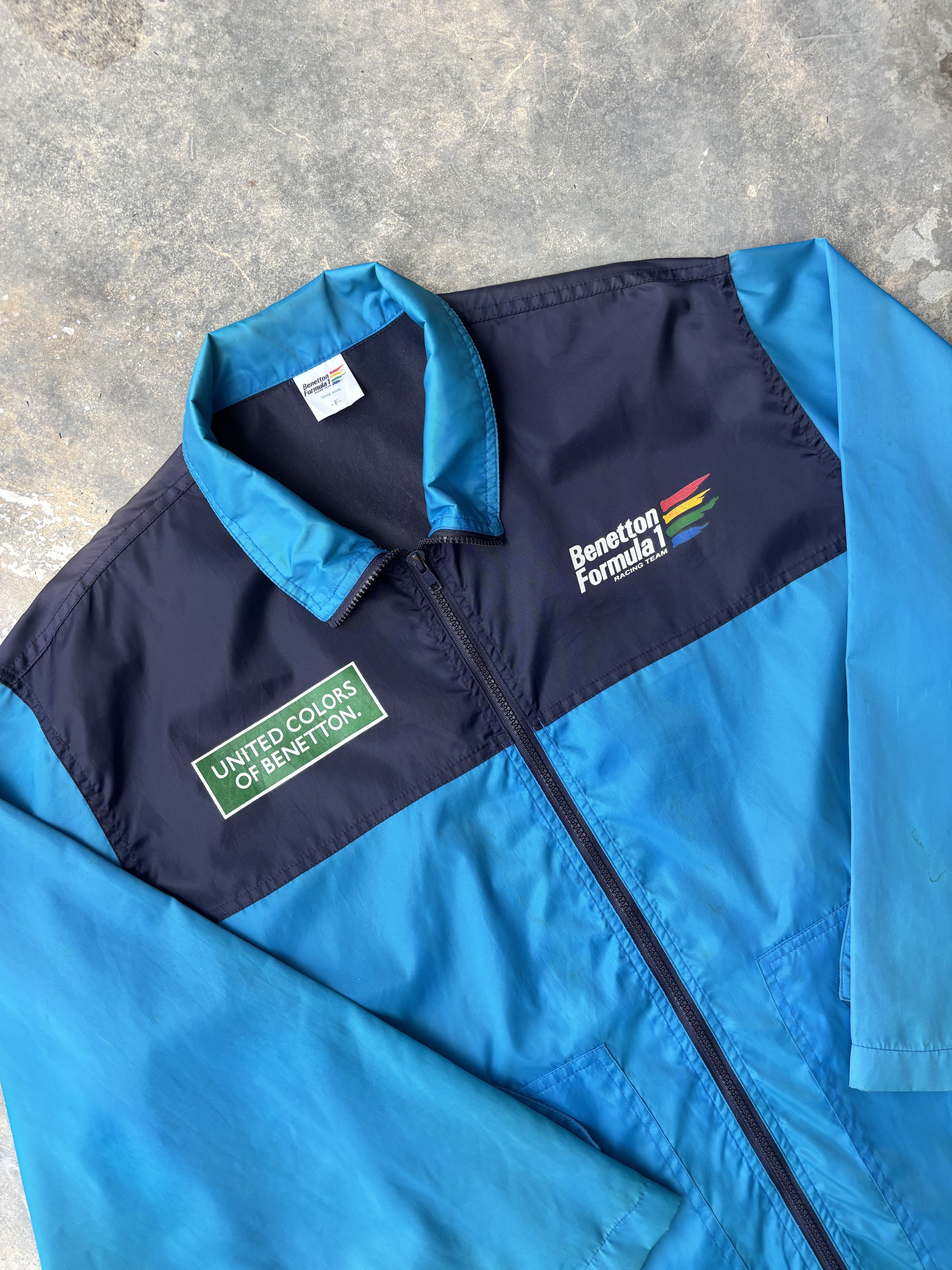 Benetton Benetton Formula 1 Racing Team Rare Vintage Jacket Size US L / EU 52-54 / 3 - 3 Thumbnail