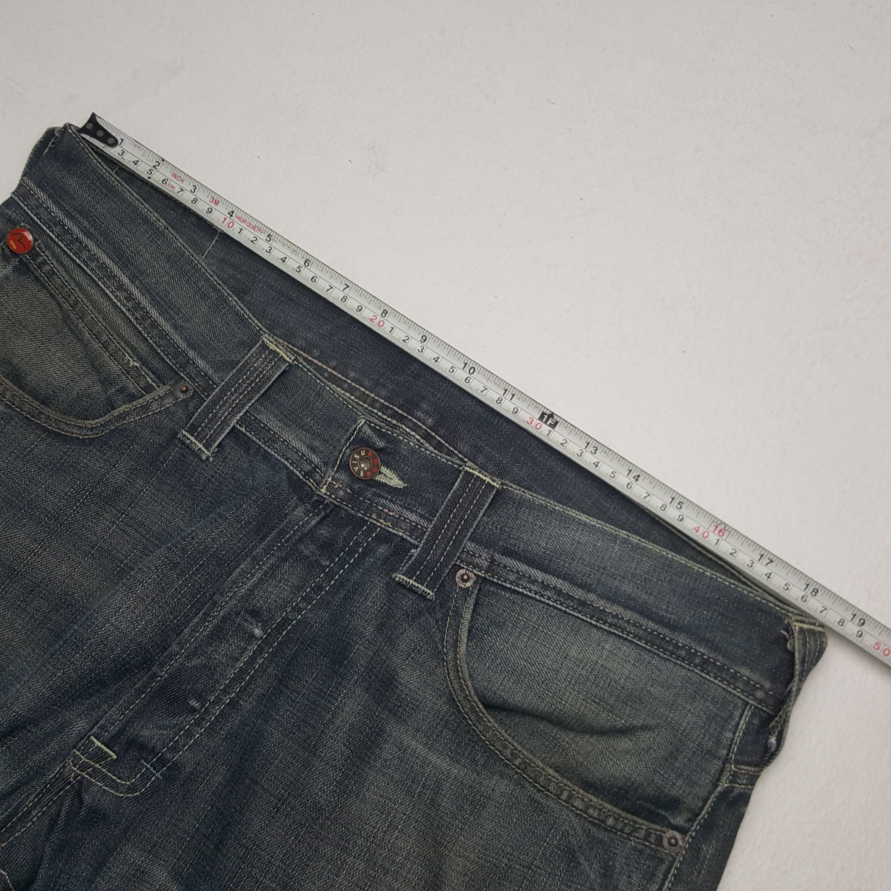 Evisu × Puma × Vintage Vintage Evisu Puma Japanese Brand Daicock Custom Denim Jeans Size US 37 - 9 Thumbnail