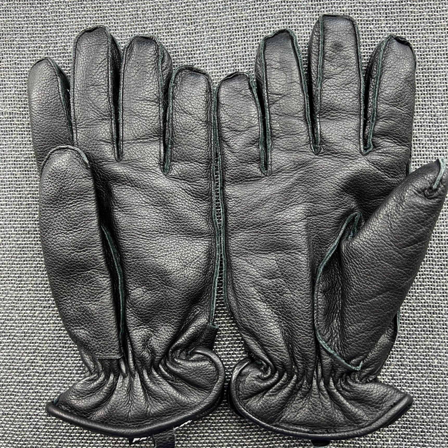 Vintage VINTAGE Real Leather Gloves Mens Size Medium Black Primaloft Lined Size ONE SIZE - 4 Thumbnail