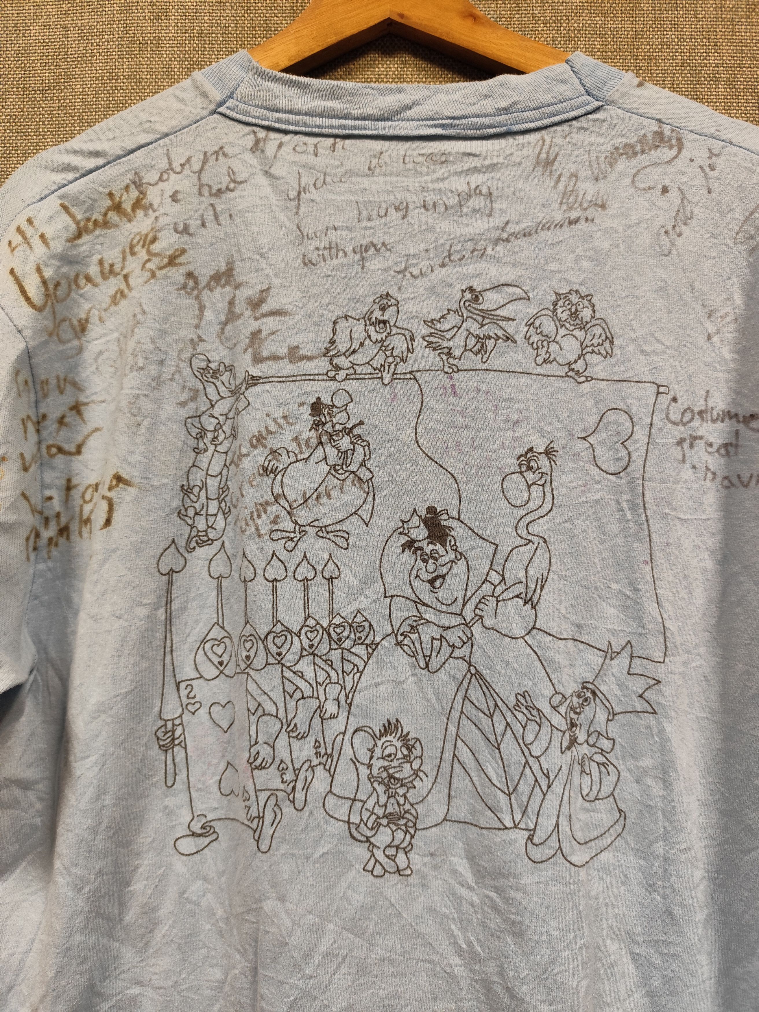 Other Vintage 90s Alice In Wonderland Tee Size US L / EU 52-54 / 3 - 4 Thumbnail