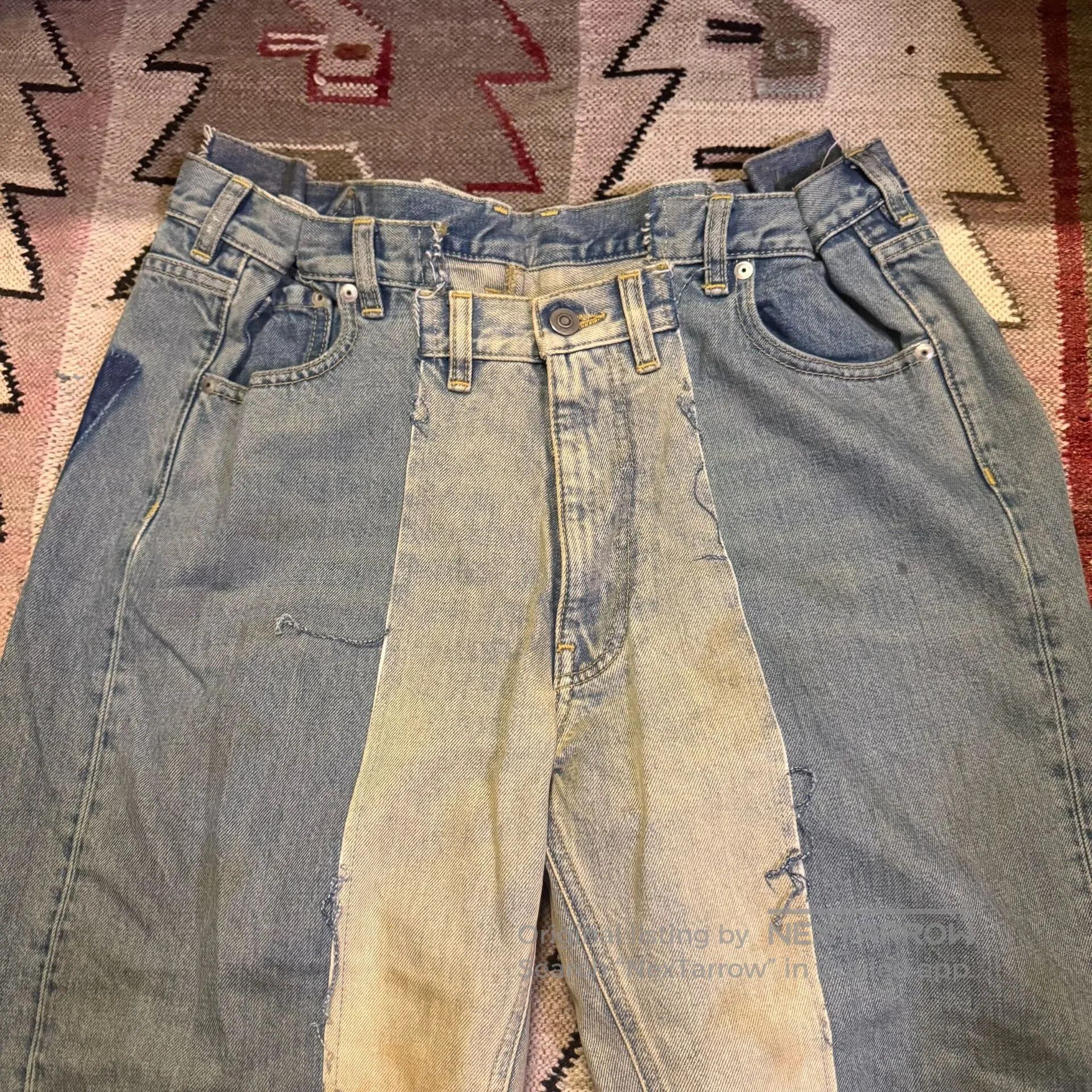 Maison Margiela Denim Patchwork Jeans.