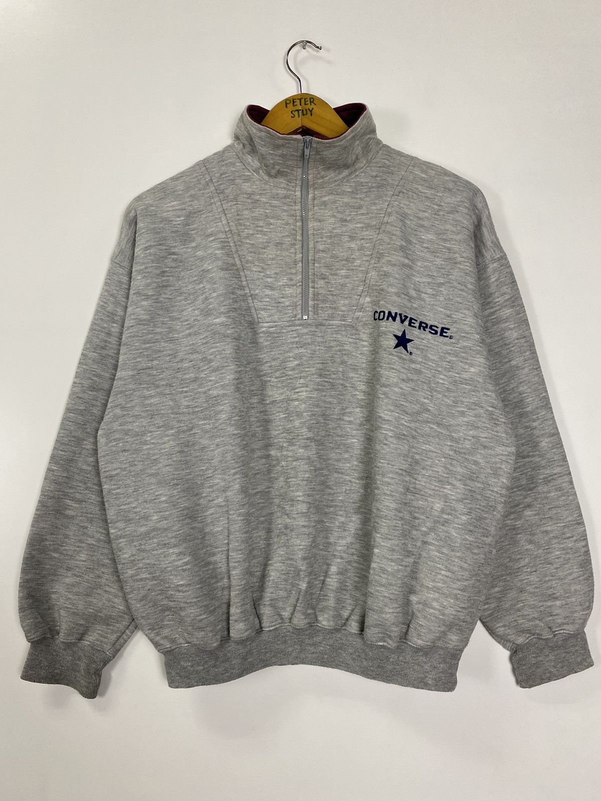 Converse × Vintage Vintage 90s Converse Sweater Size US M / EU 48-50 / 2 - 3 Thumbnail
