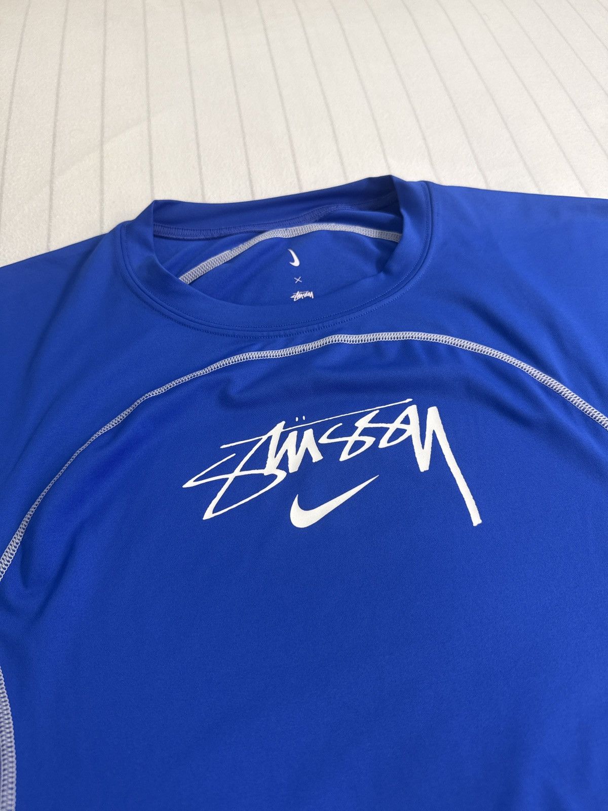 Nike × Stussy Stussy Nike UV Crew Hyper Royal Size Medium Size US M / EU 48-50 / 2 - 5 Thumbnail