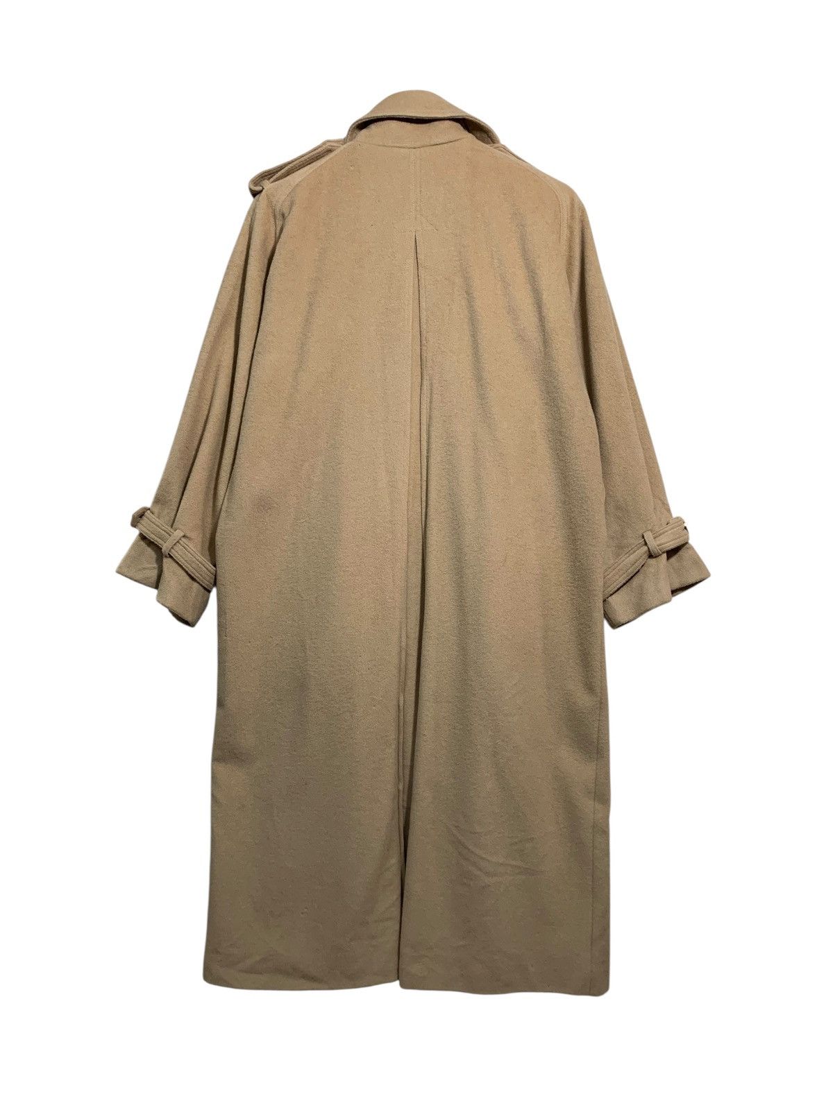 Celine 🔥VTG CELINE WOOL TRENCH COATS DOUBLE BREAST Size L / US 10 / IT 46 - 4 Thumbnail