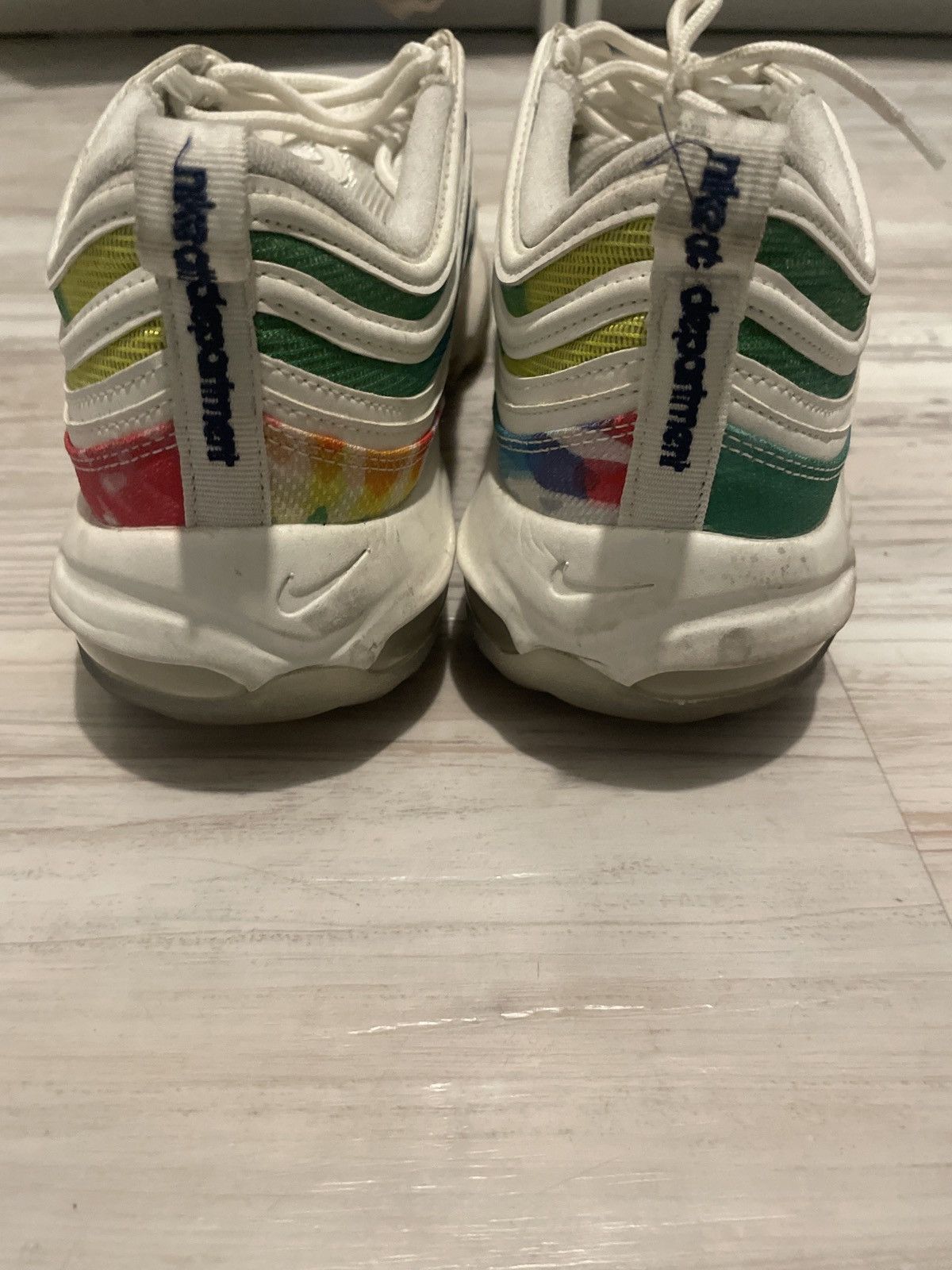 Nike Air max 97 tie die golf shoe Size US 12.5 / EU 45-46 - 6 Thumbnail
