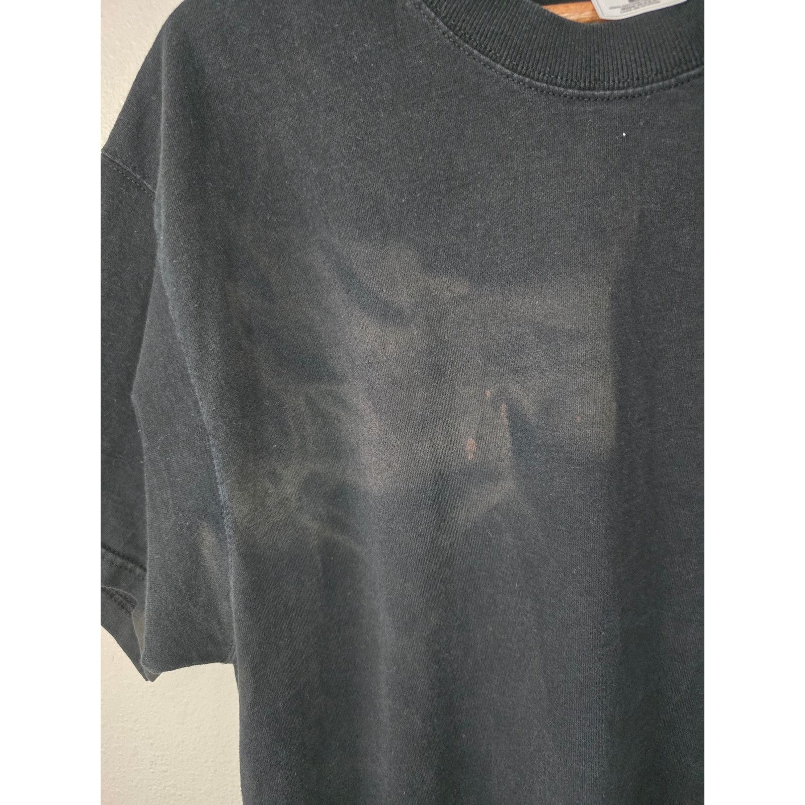 Fruit Of The Loom × Vintage Vintage NRA Shirt FOTL Arm Pride Faded L Black Graphic Tee Size US L / EU 52-54 / 3 - 3 Thumbnail