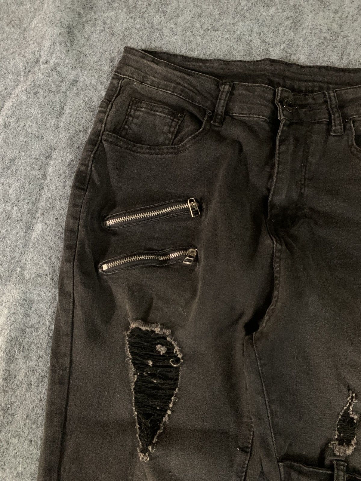 Japanese Brand Vintage Bondage Faded Punk style Size US 28 / EU 44 - 6 Thumbnail