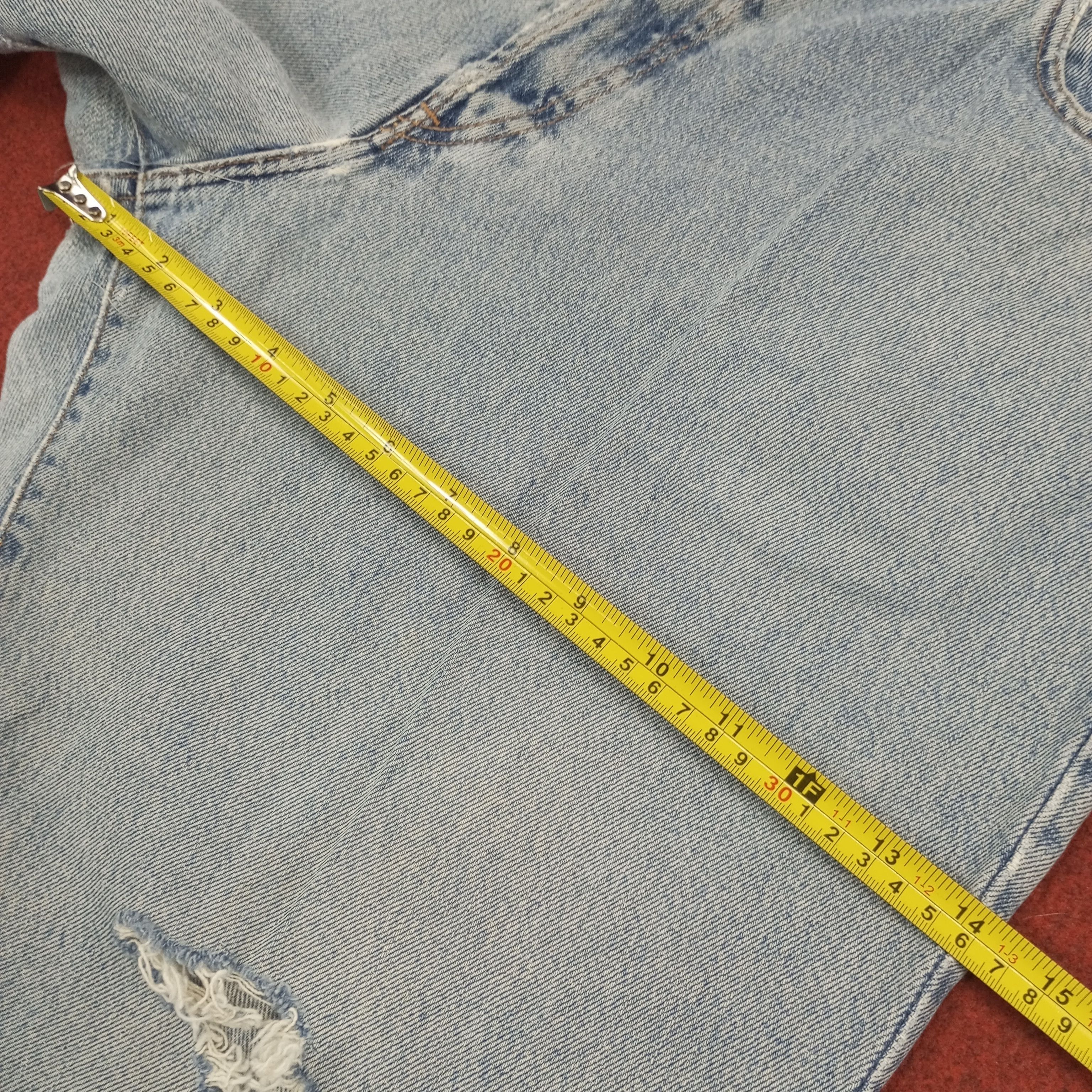 RRL Ralph Lauren × Ralph Lauren × Vintage RRL Ralph Lauren Fashion Style Distressed Jeans Size US 34 / EU 50 - 9 Thumbnail