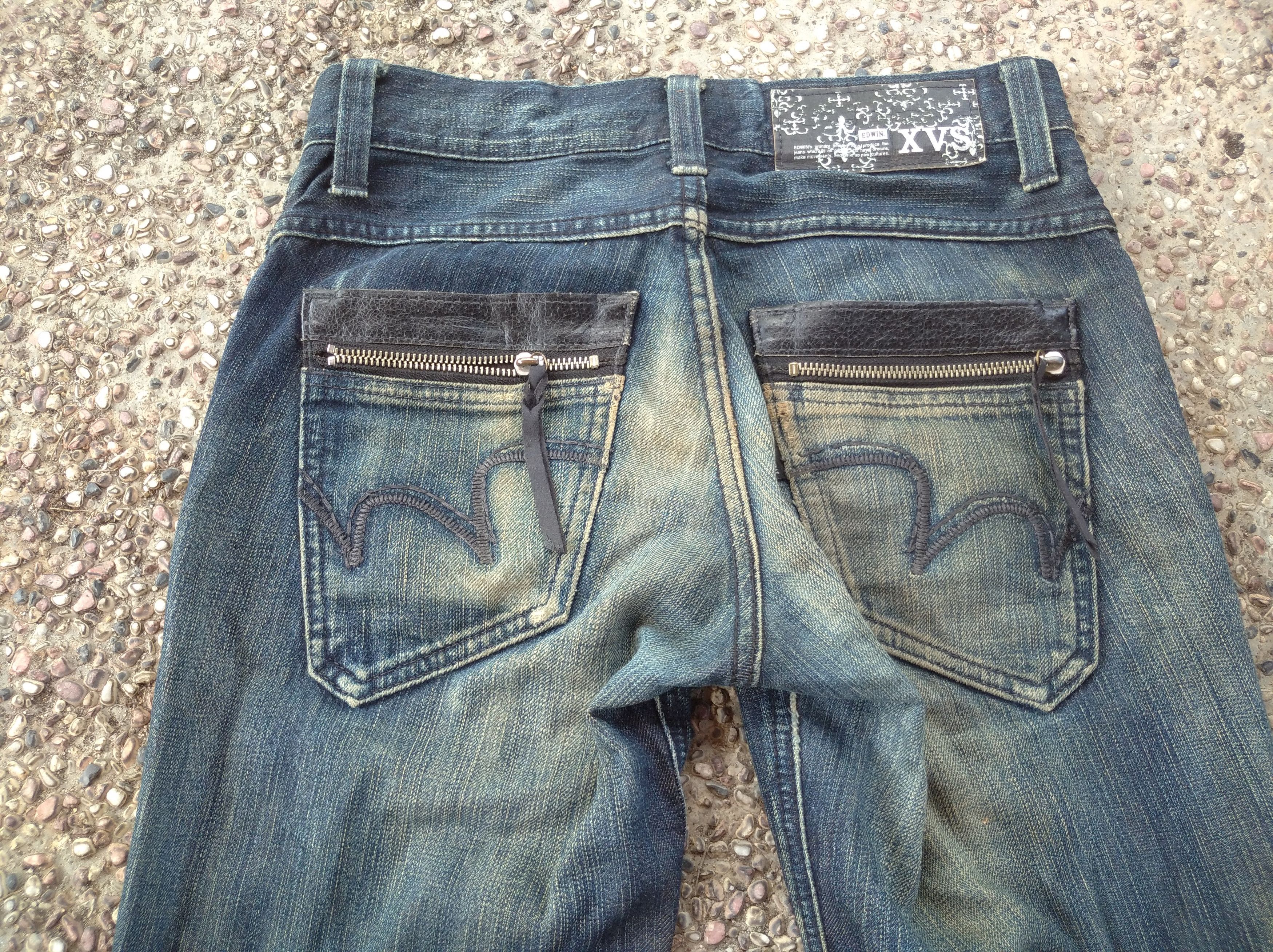 Edwin × If Six Was Nine × Japanese Brand EDWIN XVS FADED Blue JEANS VERY RARE Size US 26 / EU 42 - 4 Thumbnail