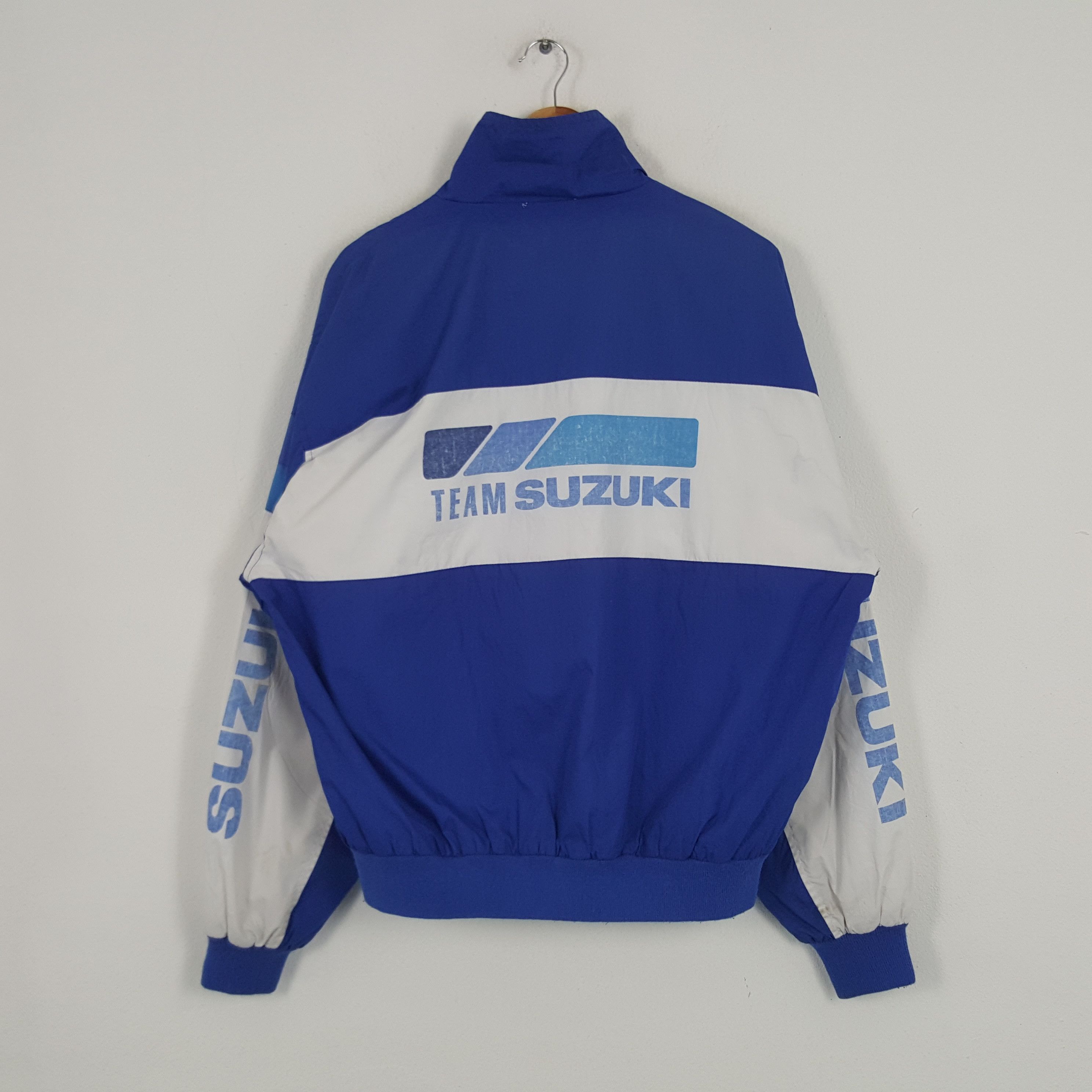 Japanese Brand × Vintage Vintage Team Suzuki MotoGP Racing Team Windbreaker Jacket Size US XXL / EU 58 / 5 - 1 Thumbnail