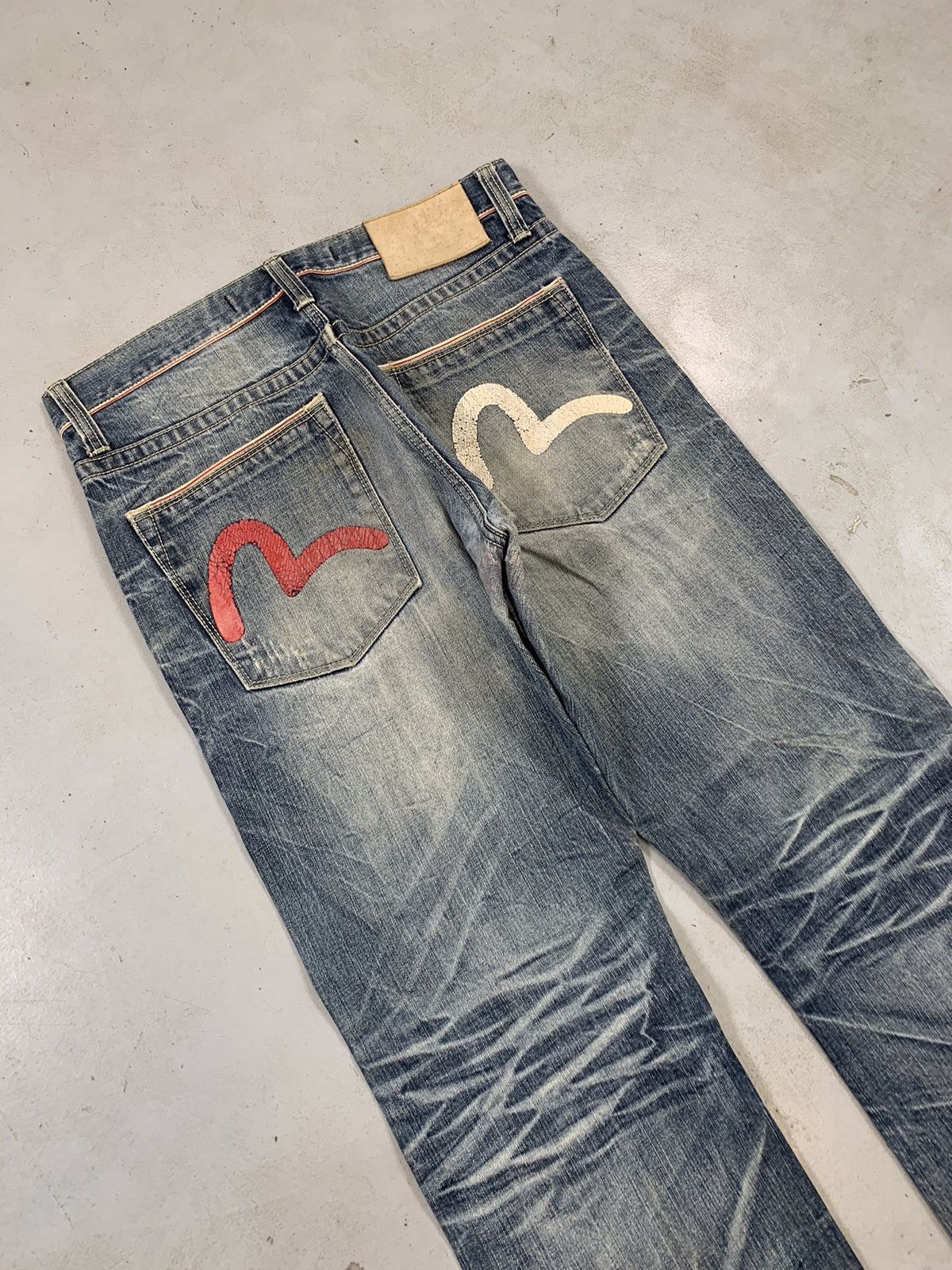 Japanese Brand Vintage Evisu inspired denim Size US 34 / EU 50 - 3 Thumbnail