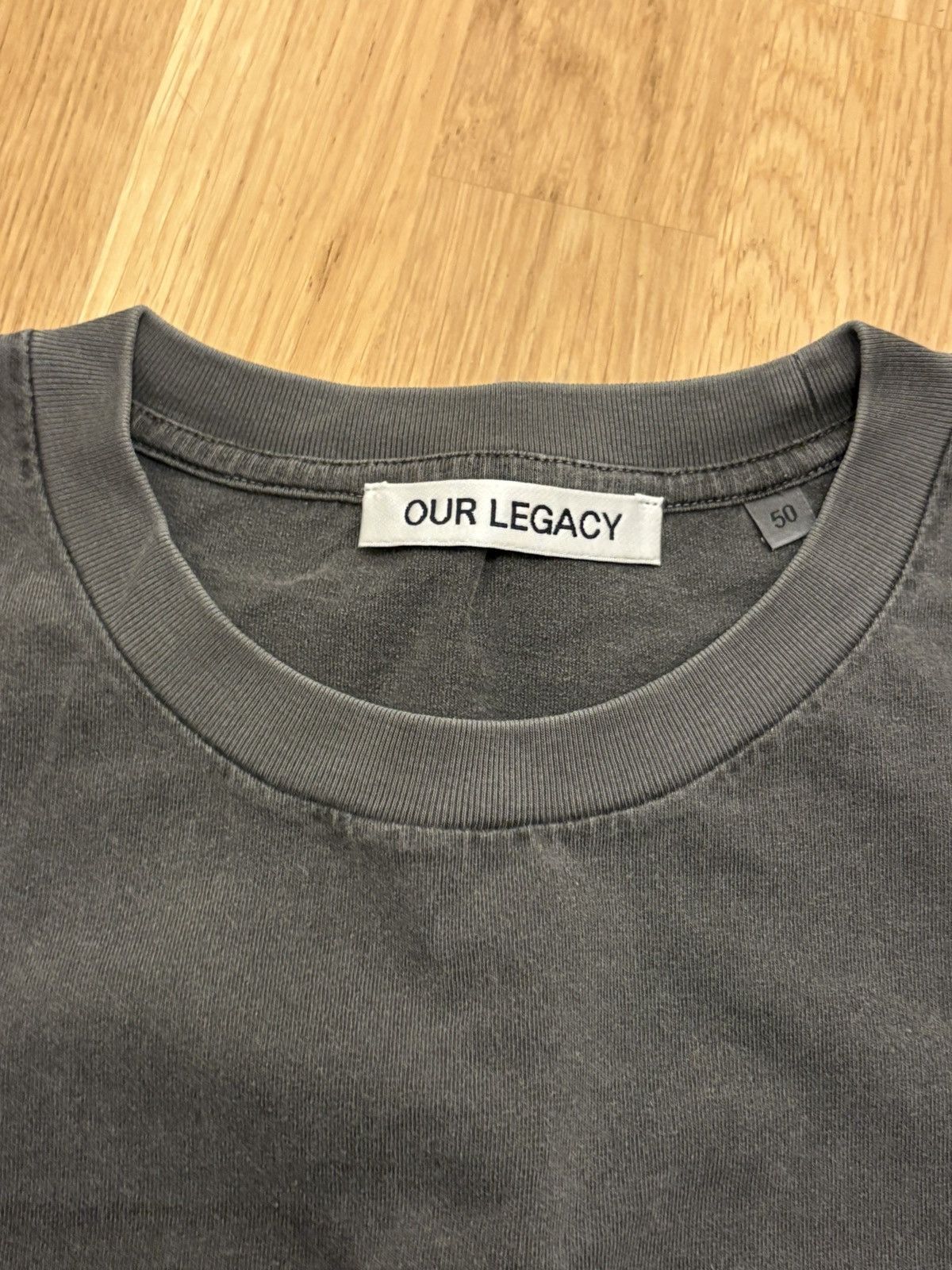 Our Legacy Our Legacy Box T-Shirt Worn Black Size US M / EU 48-50 / 2 - 2 Thumbnail