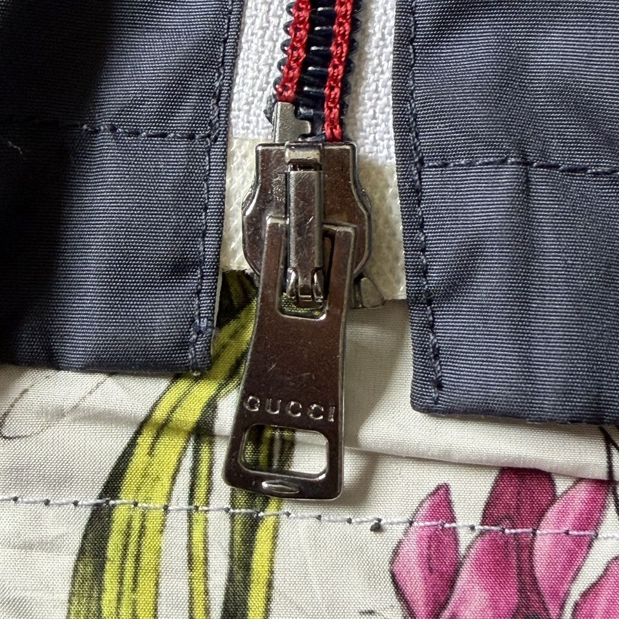 Gucci Gucci - Floral Inner Nylon Jacket Size US M / EU 48-50 / 2 - 6 Thumbnail