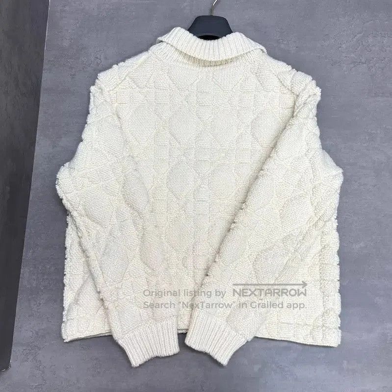 Dior Dior Cream Cashmere Long Sleeve Cardigan . Size M / US 6-8 / IT 42-44 - 2 Thumbnail