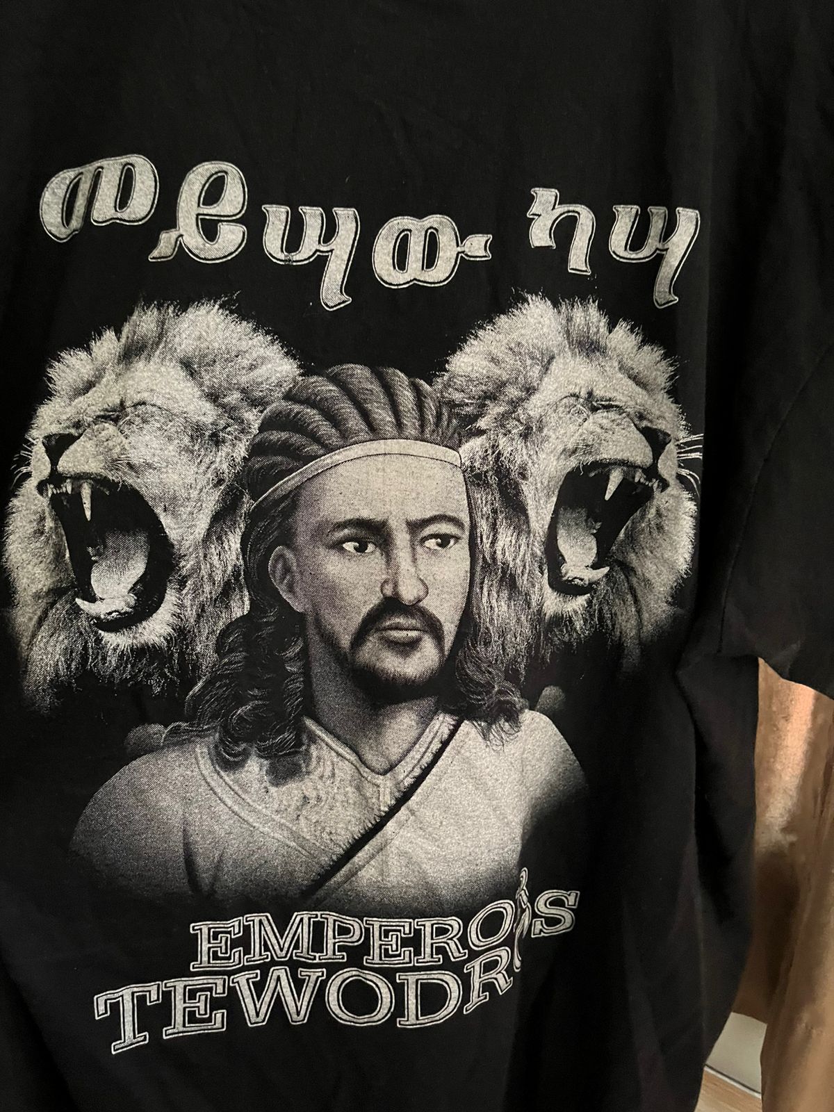 Vintage emperor tewodros vintage graphic tee tshirt Size US XL / EU 56 / 4 - 4 Thumbnail