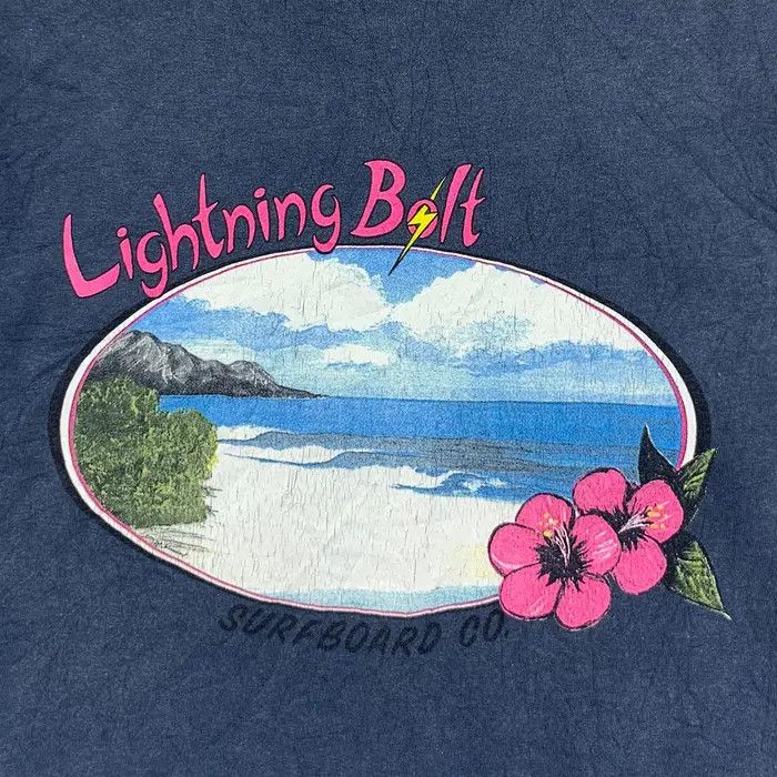 Lightning Bolt Vintage LIGHTNING BOLT SURFBOARD Hawaii Tee Shirt Size US L / EU 52-54 / 3 - 5 Thumbnail