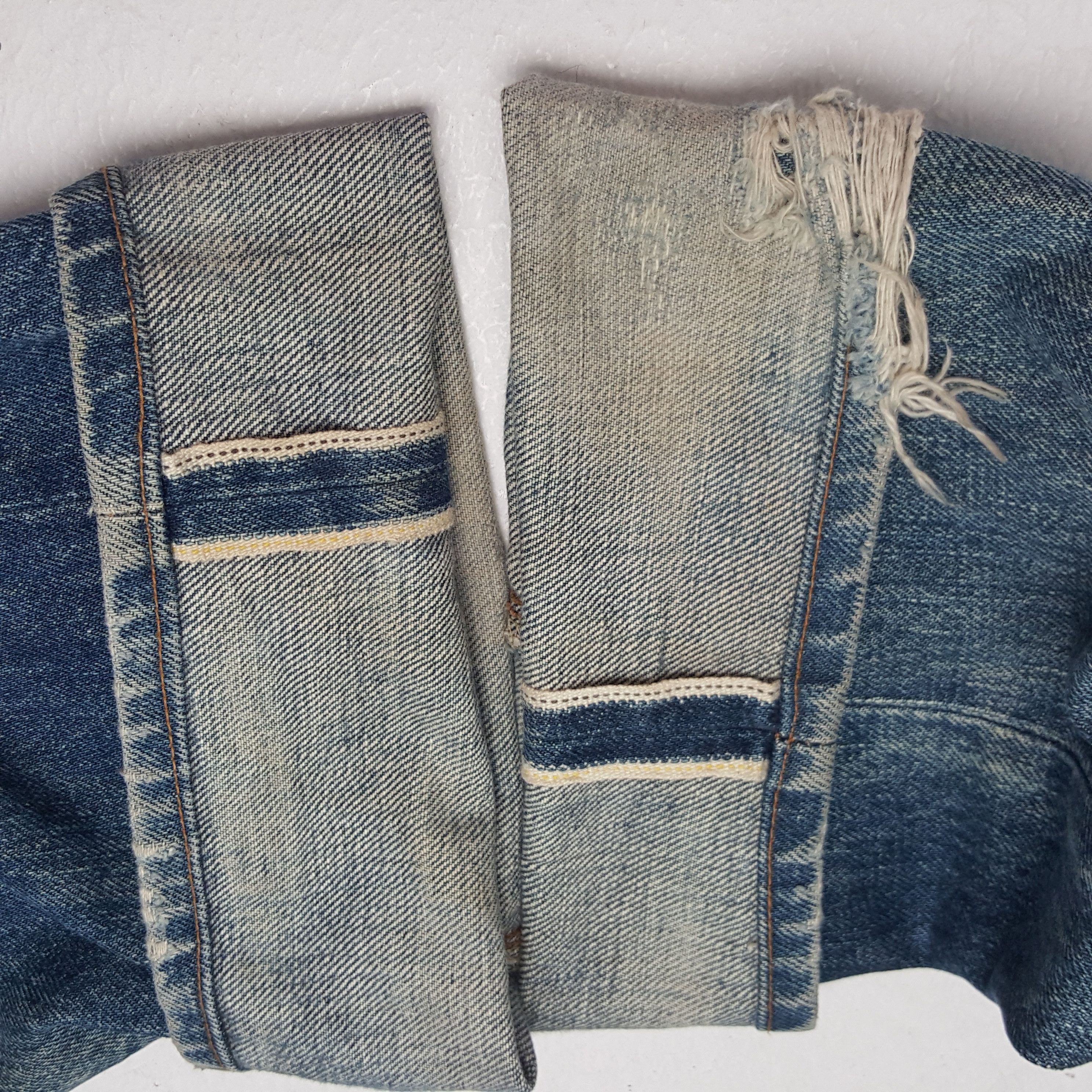 If Six Was Nine × Japanese Brand × Vintage Vintage Evis Japanese Brand Daicock Custom Art Jeans Size US 26 / EU 42 - 14 Thumbnail