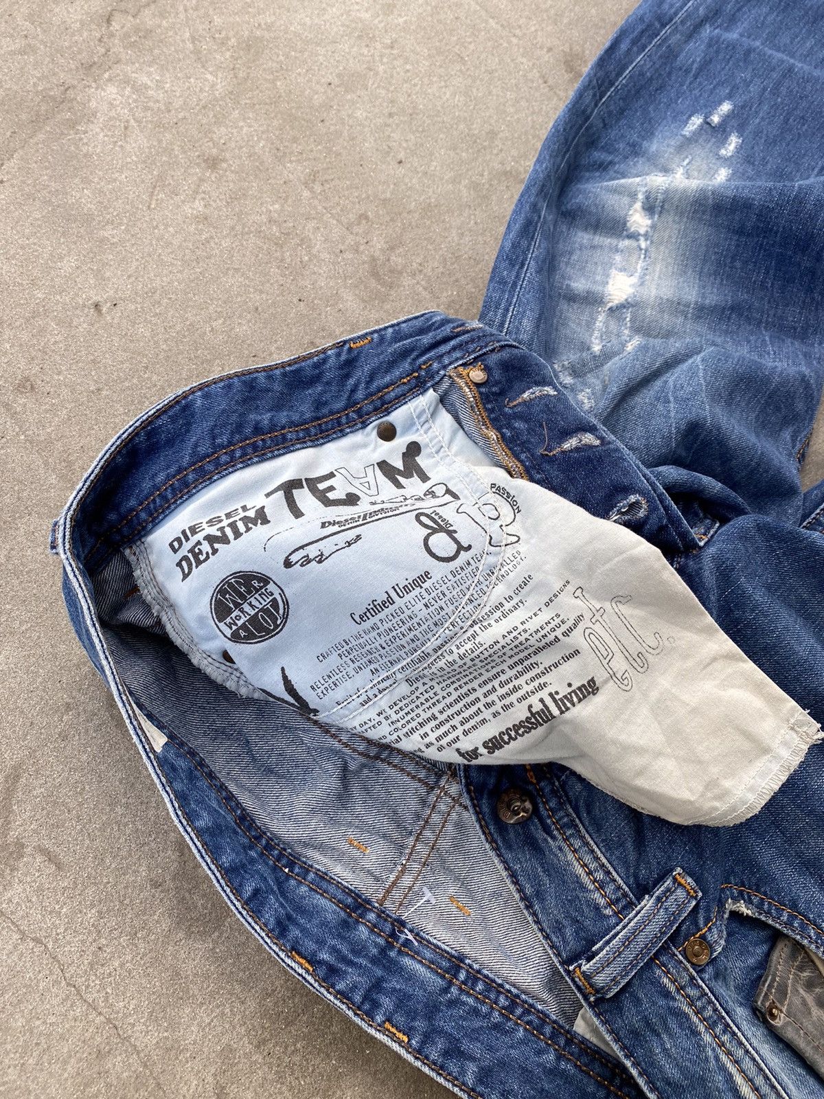 Diesel Vintage Diesel Selvedge Denim Jeans Size US 34 / EU 50 - 8 Thumbnail