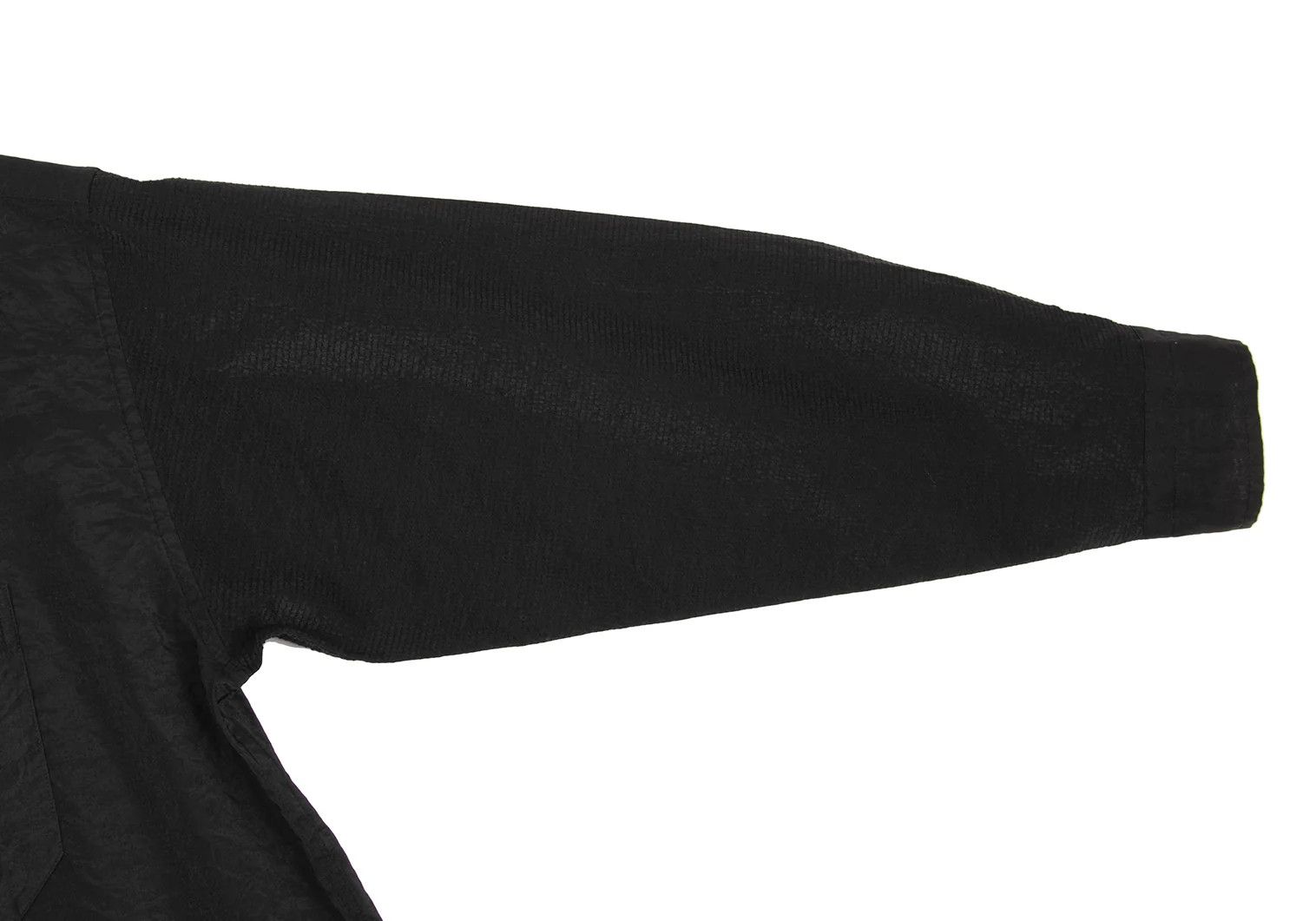 Issey Miyake Cotton Nylon Stitch Design Shirt in Black, Size L Size US L / EU 52-54 / 3 - 7 Thumbnail