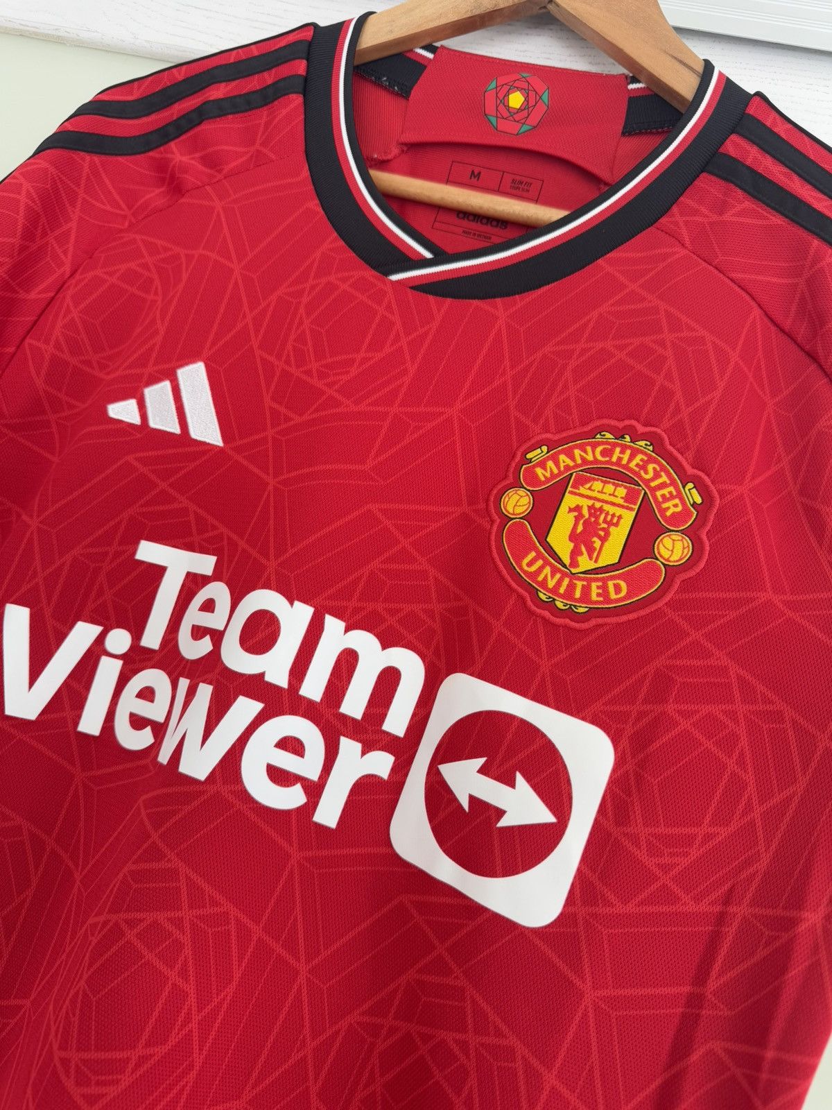 Adidas Manchester United 2023-2024 Home Soccer Jersey Football Kit Size US M / EU 48-50 / 2 - 7 Thumbnail